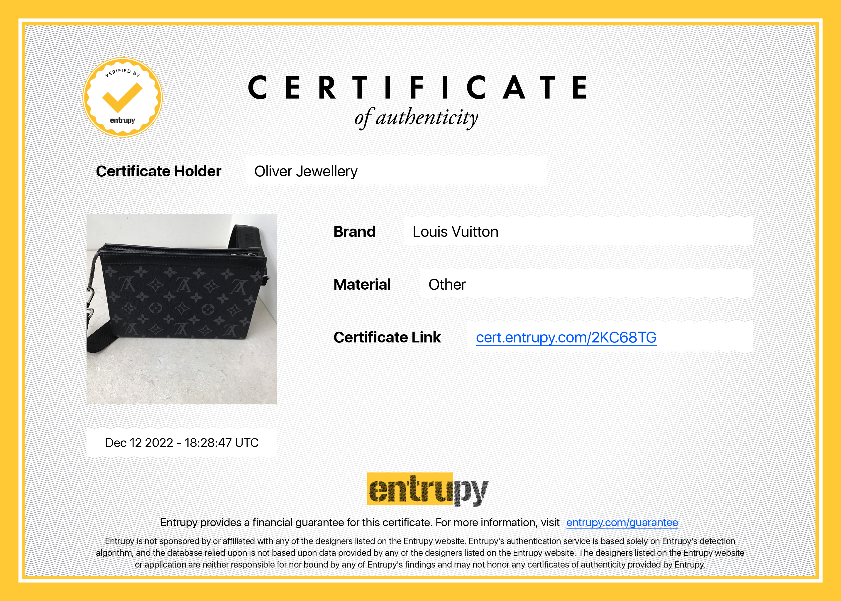 Louis Vuitton 2022 Monogram Eclipse Gaston Wearable Wallet w/ Box