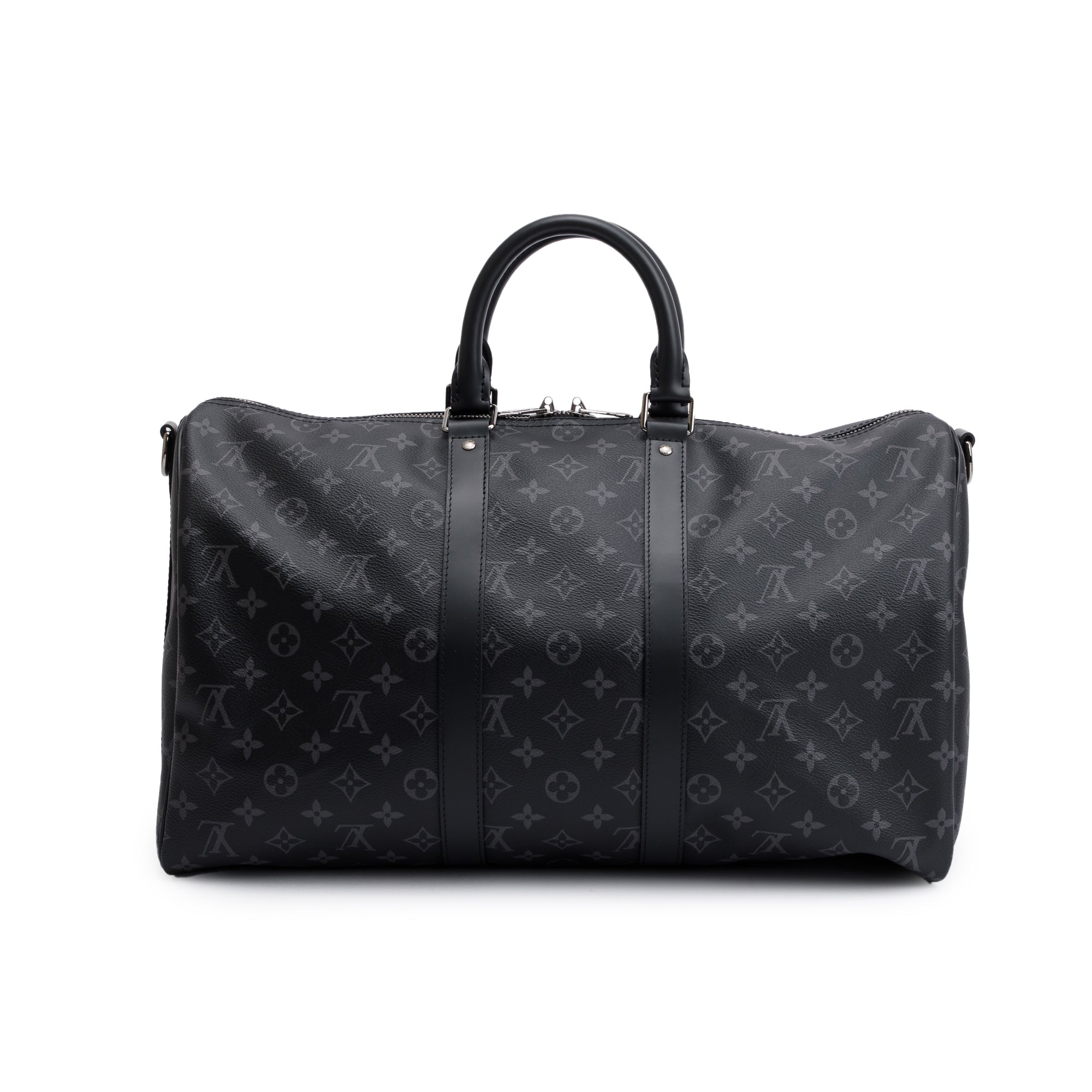 Louis Vuitton 2022 Monogram Eclipse Keepall Bandouliere 45 w/ Box