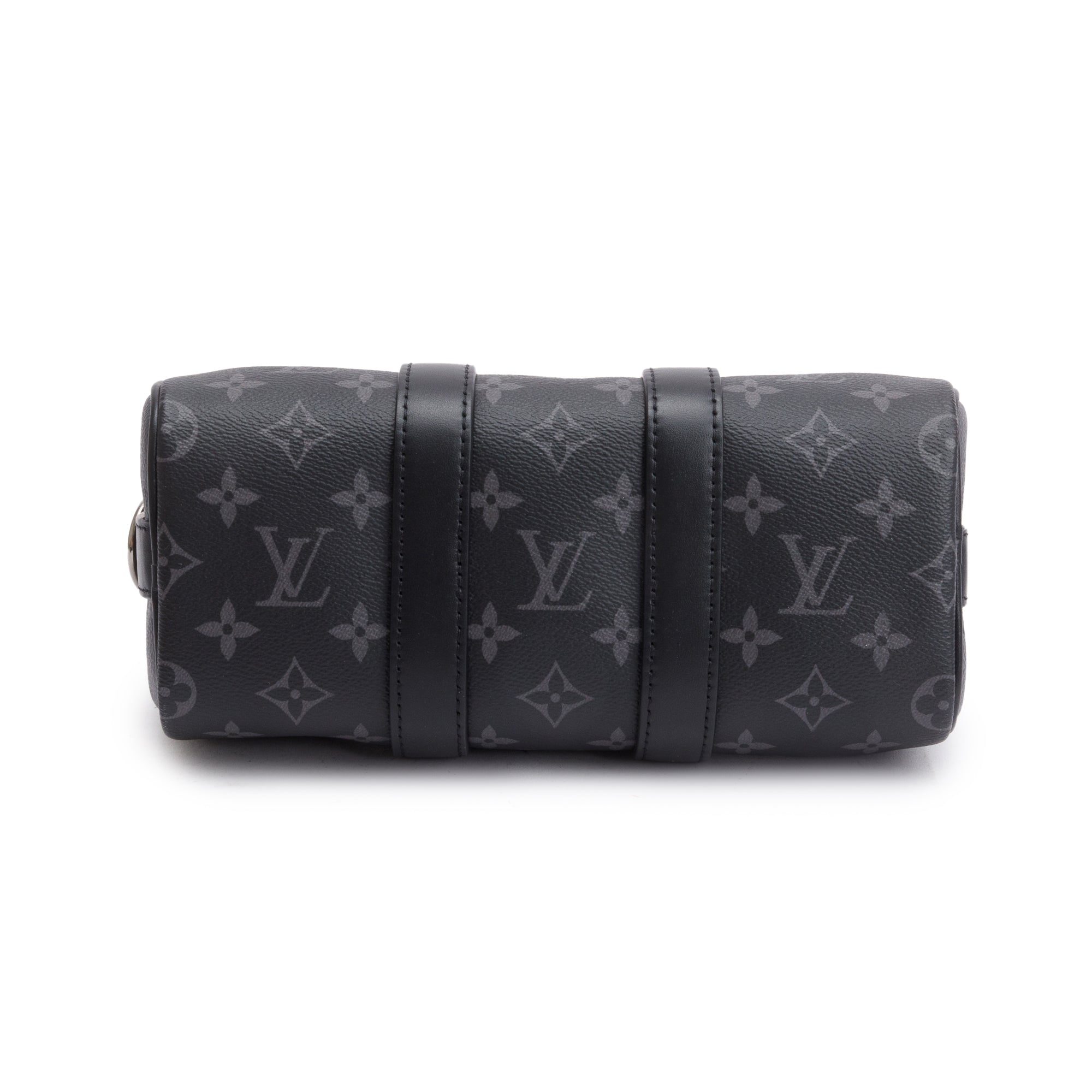 Louis Vuitton 2022 Monogram Eclipse Keepall XS Bag w/ Box & Strap