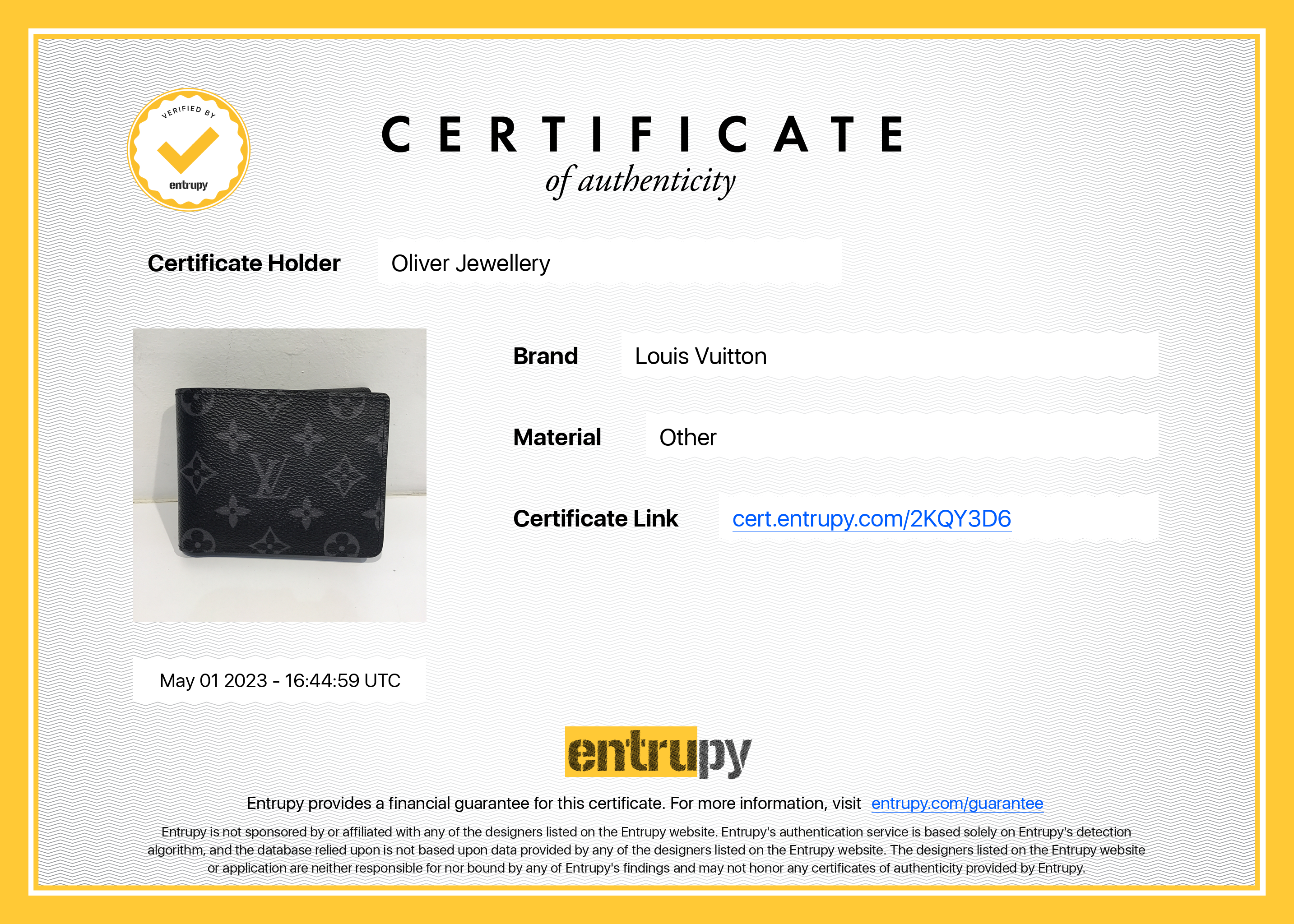 Louis Vuitton 2022 Monogram Eclipse Multiple Wallet