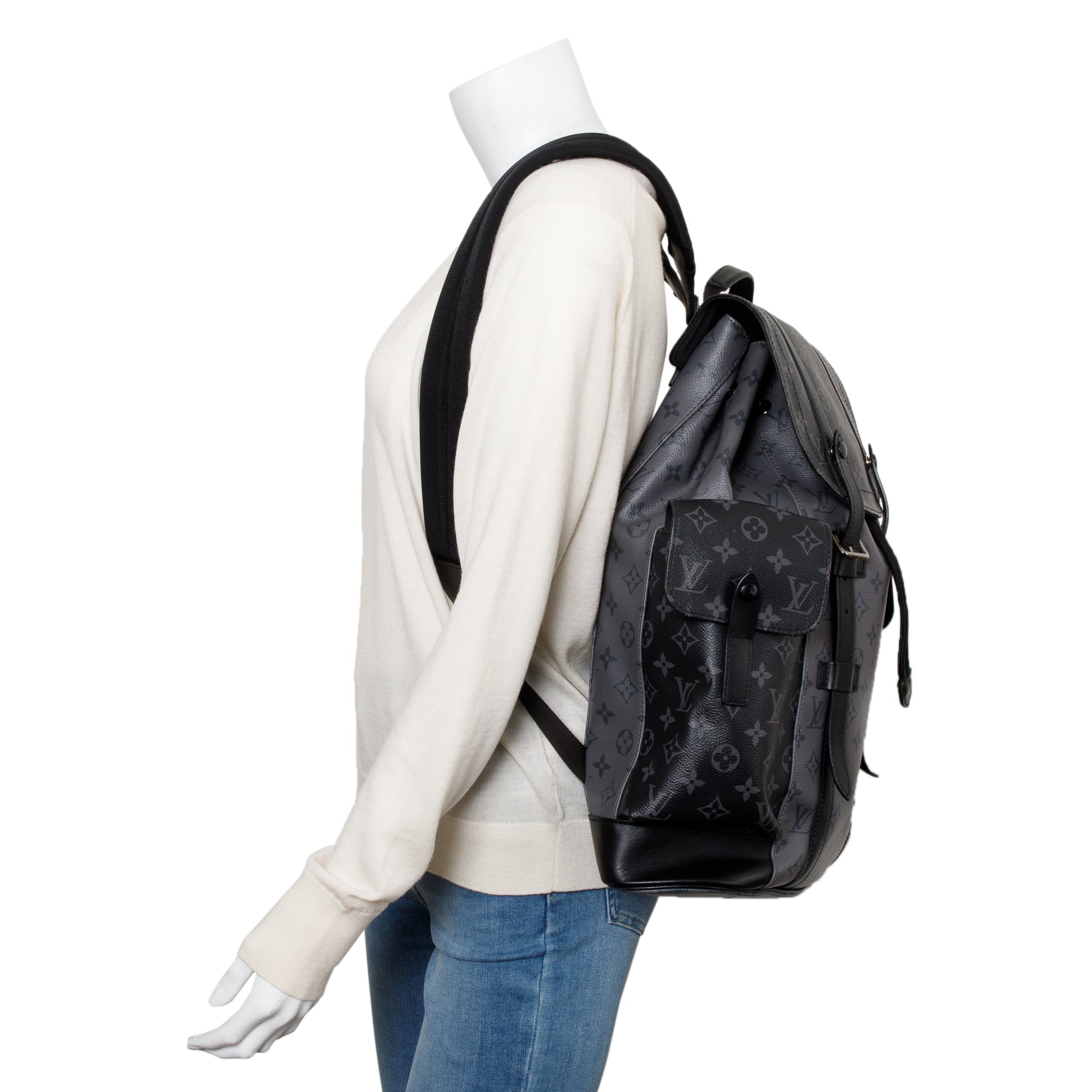 Louis Vuitton 2022 Monogram Eclipse Reverse Christopher MM Backpack