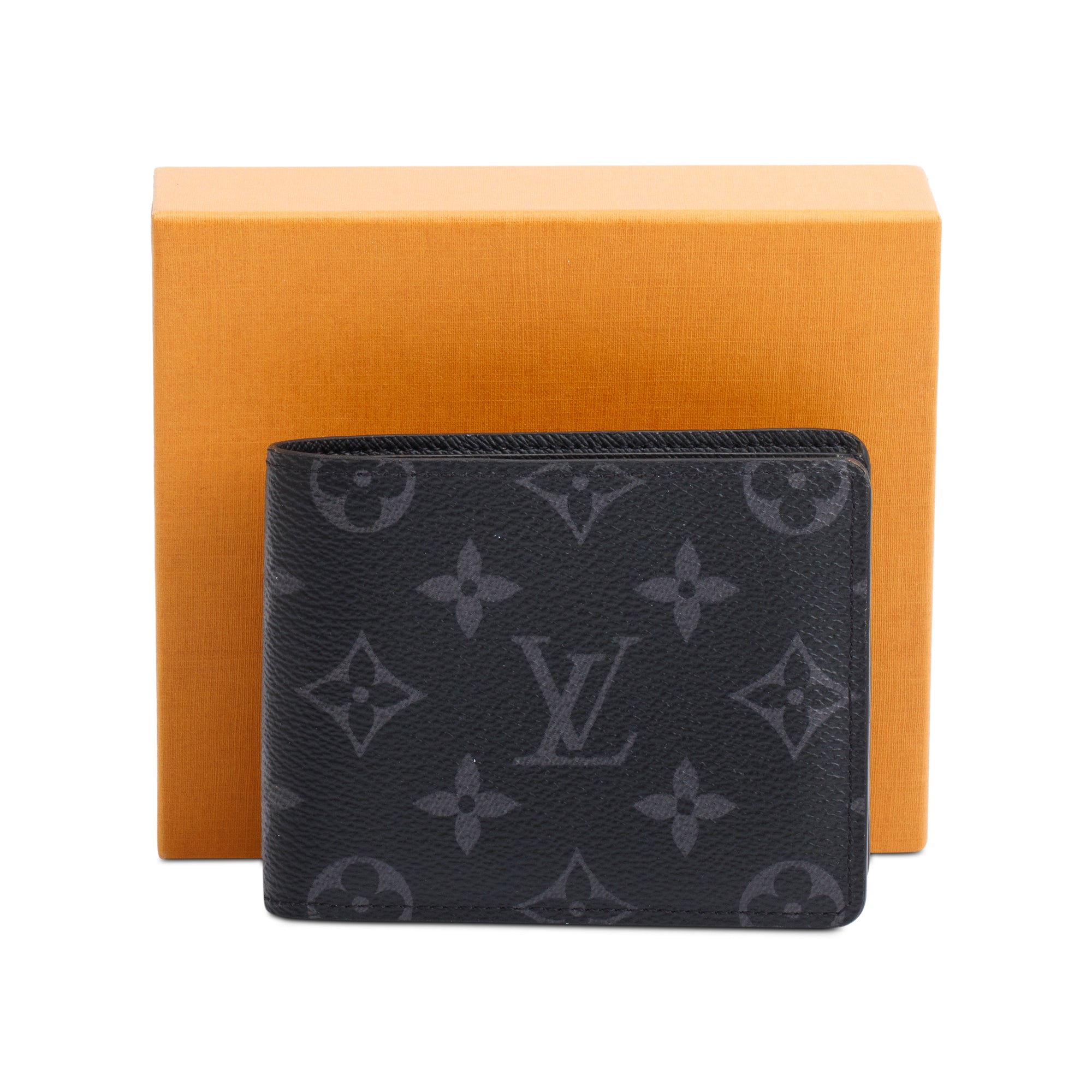 Louis Vuitton 2022 Monogram Eclipse Slender Wallet w/ Box