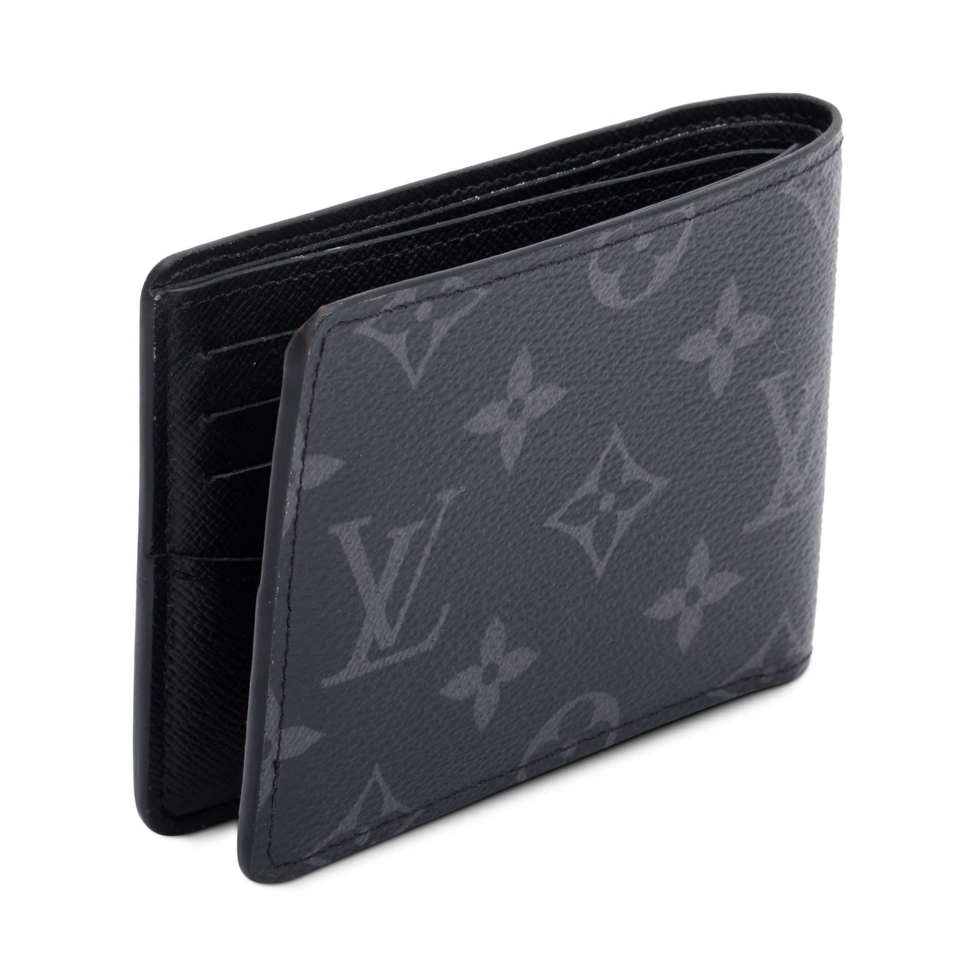 Louis Vuitton 2022 Monogram Eclipse Slender Wallet w/ Box