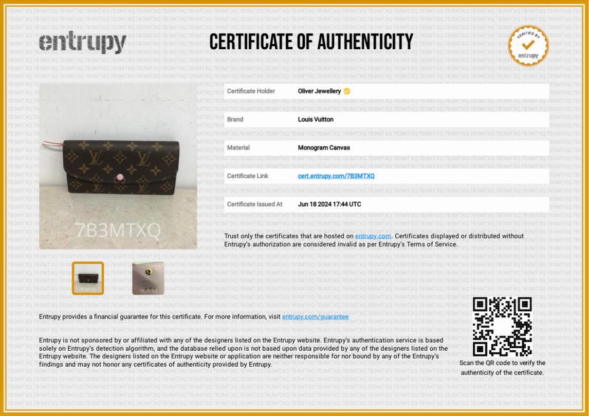 Louis Vuitton 2022 Monogram Emilie Wallet w/ Box