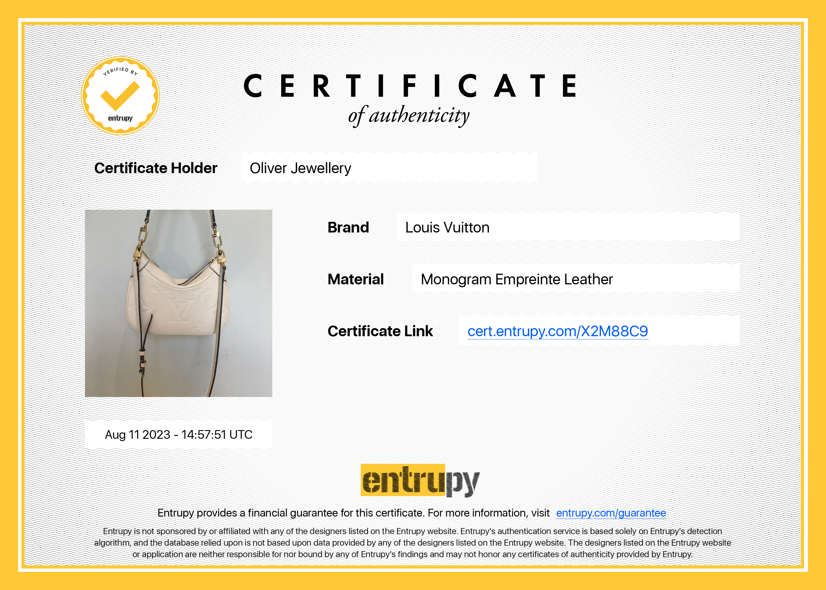 Louis Vuitton 2022 Monogram Empreinte Bagatelle w/ Box