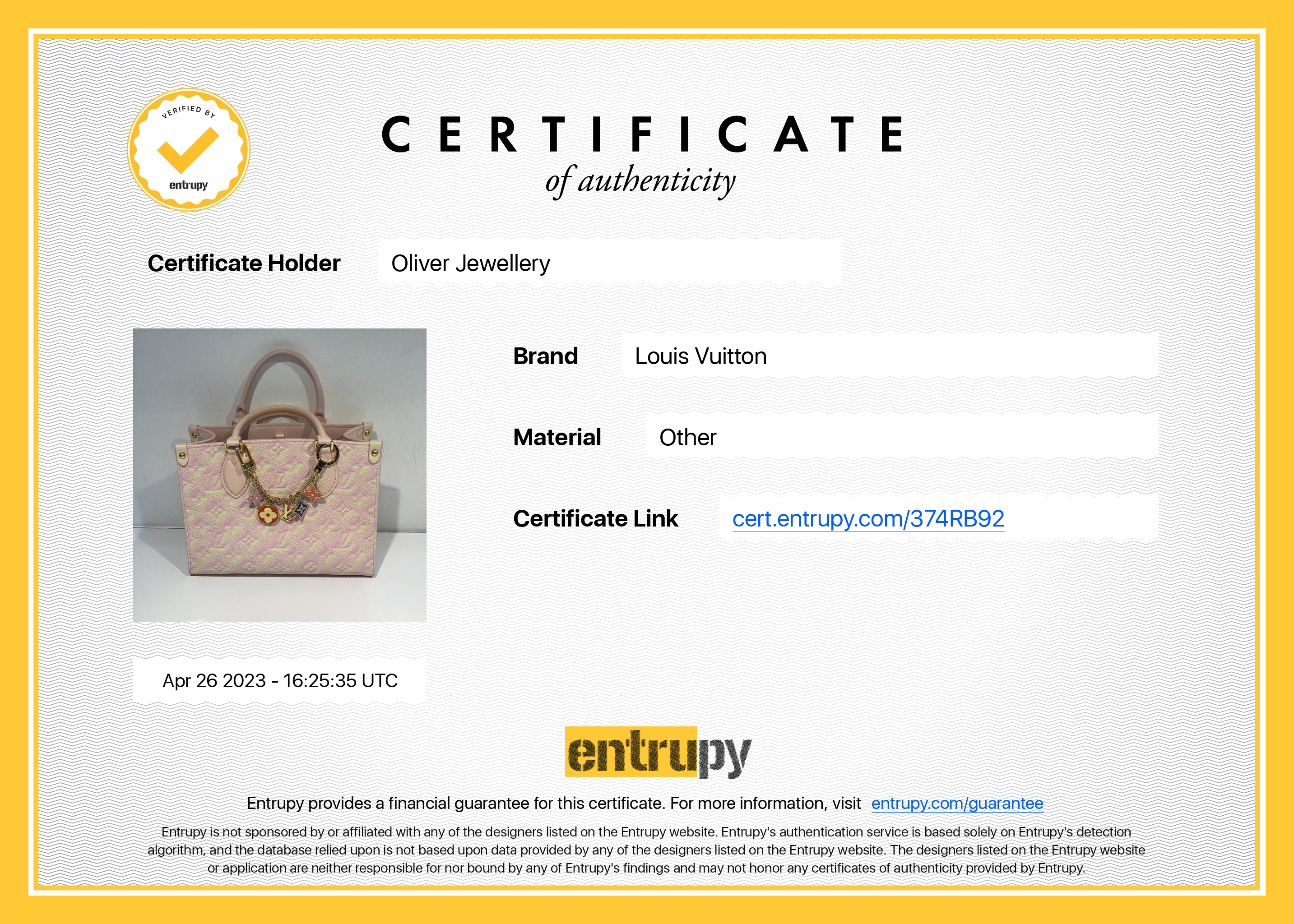 Louis Vuitton 2022 Monogram Empreinte Stardust OnTheGo PM W/O Strap w/ Box & Receipt