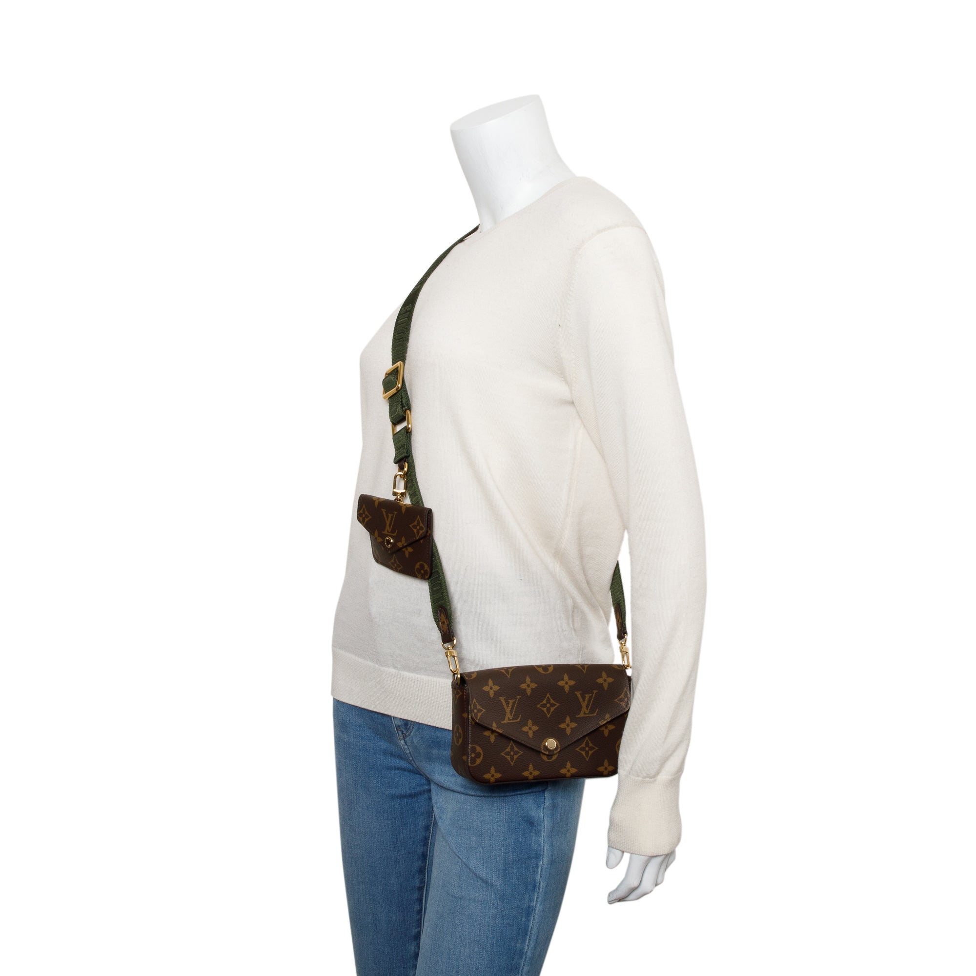 Louis Vuitton 2022 Monogram Felicie Strap & Go