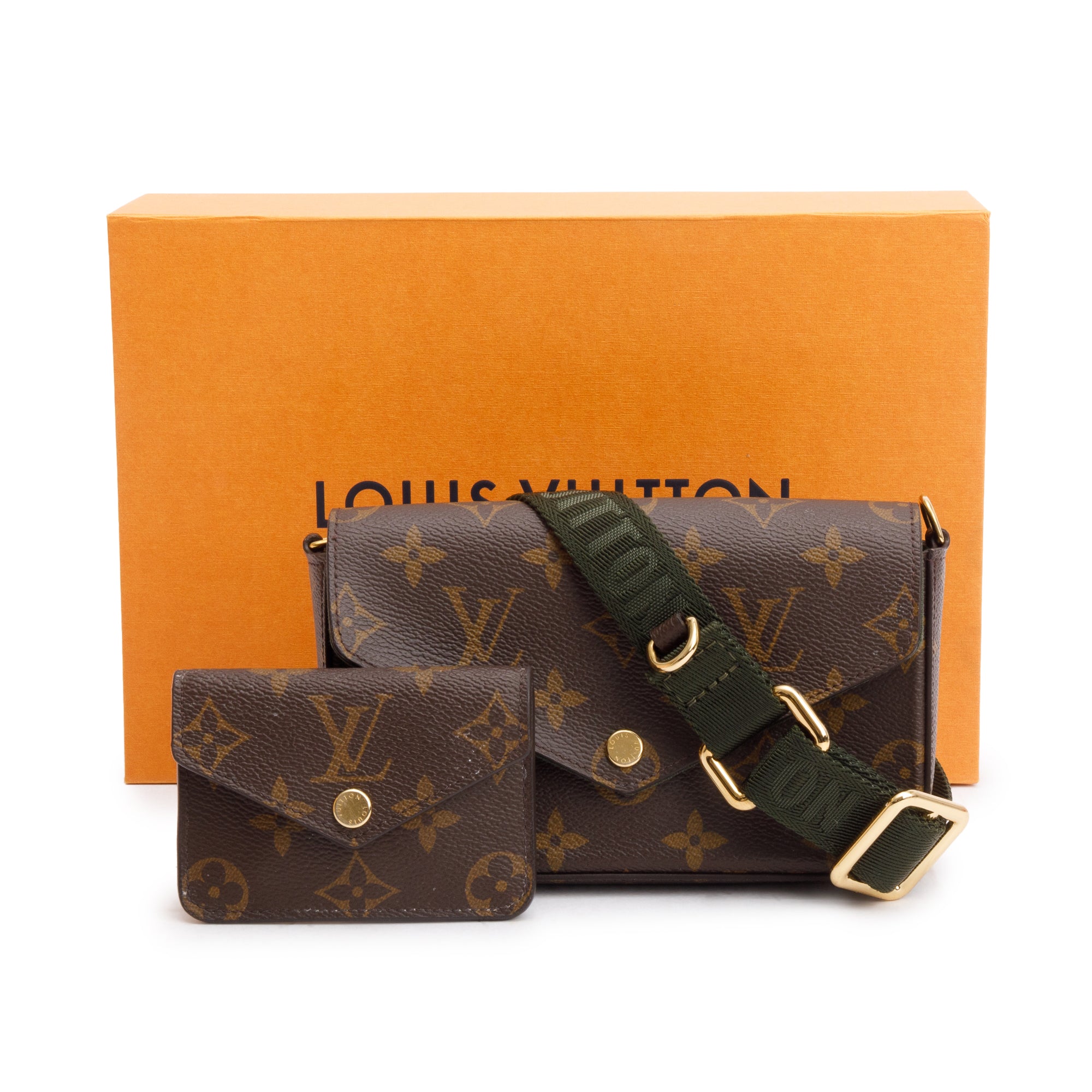 Louis Vuitton 2022 Monogram Felicie Strap & Go w/ Box & Receipt