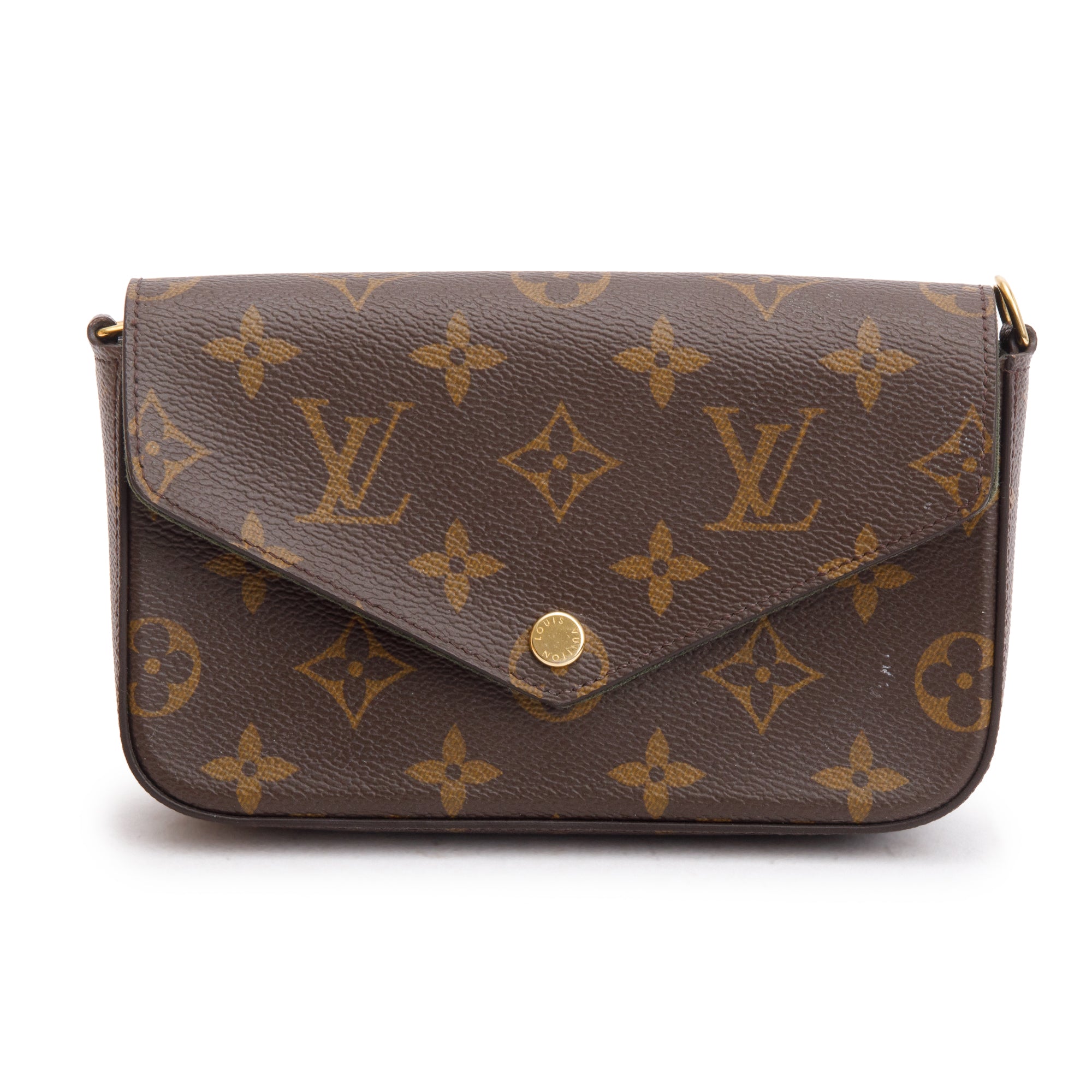 Louis Vuitton 2022 Monogram Felicie Strap & Go w/ Box & Receipt