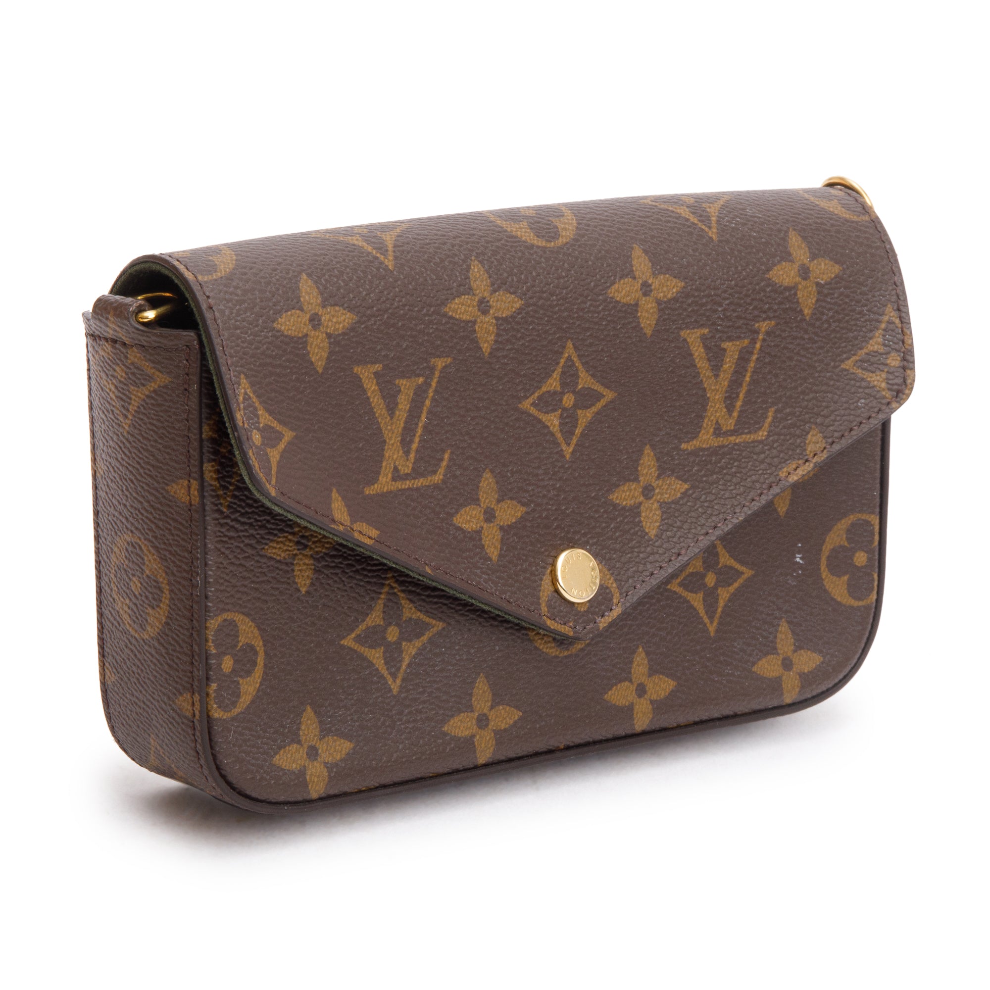 Louis Vuitton 2022 Monogram Felicie Strap & Go w/ Box & Receipt