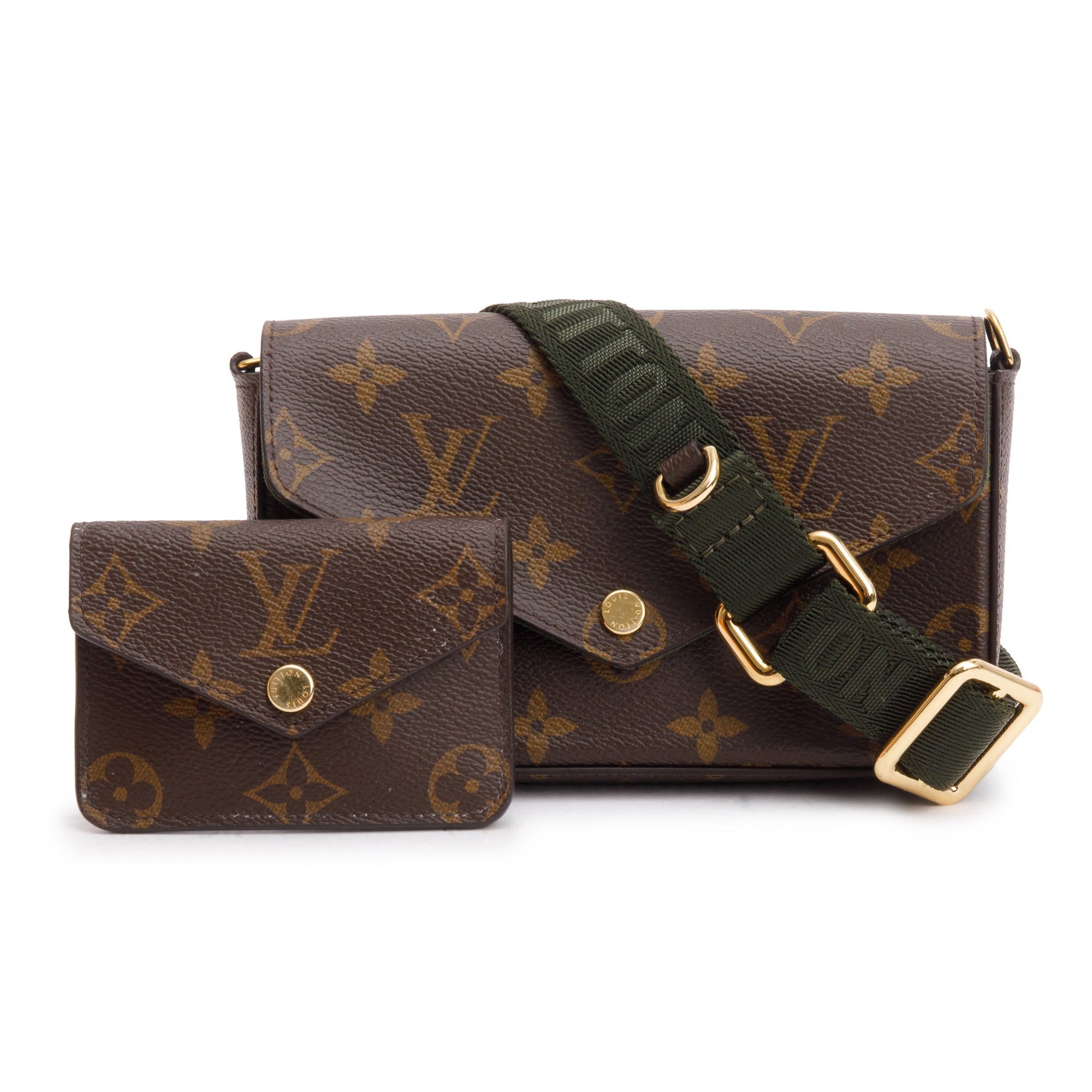 Louis Vuitton 2022 Monogram Felicie Strap & Go w/ Box & Receipt