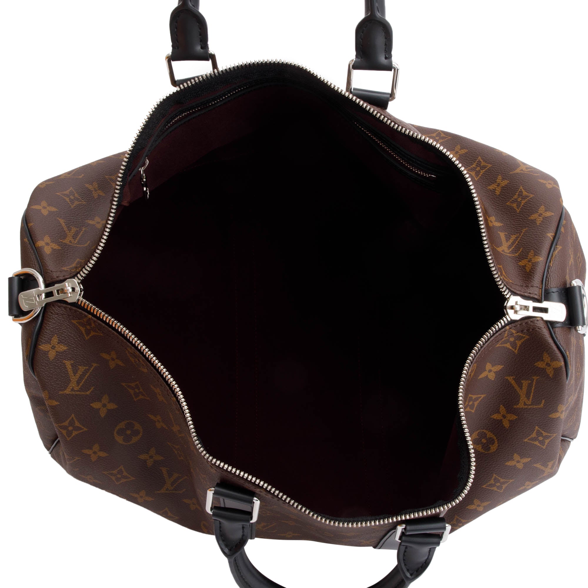 Louis Vuitton 2022 Monogram Macassar Keepall Bandouliere 45 w/ Box