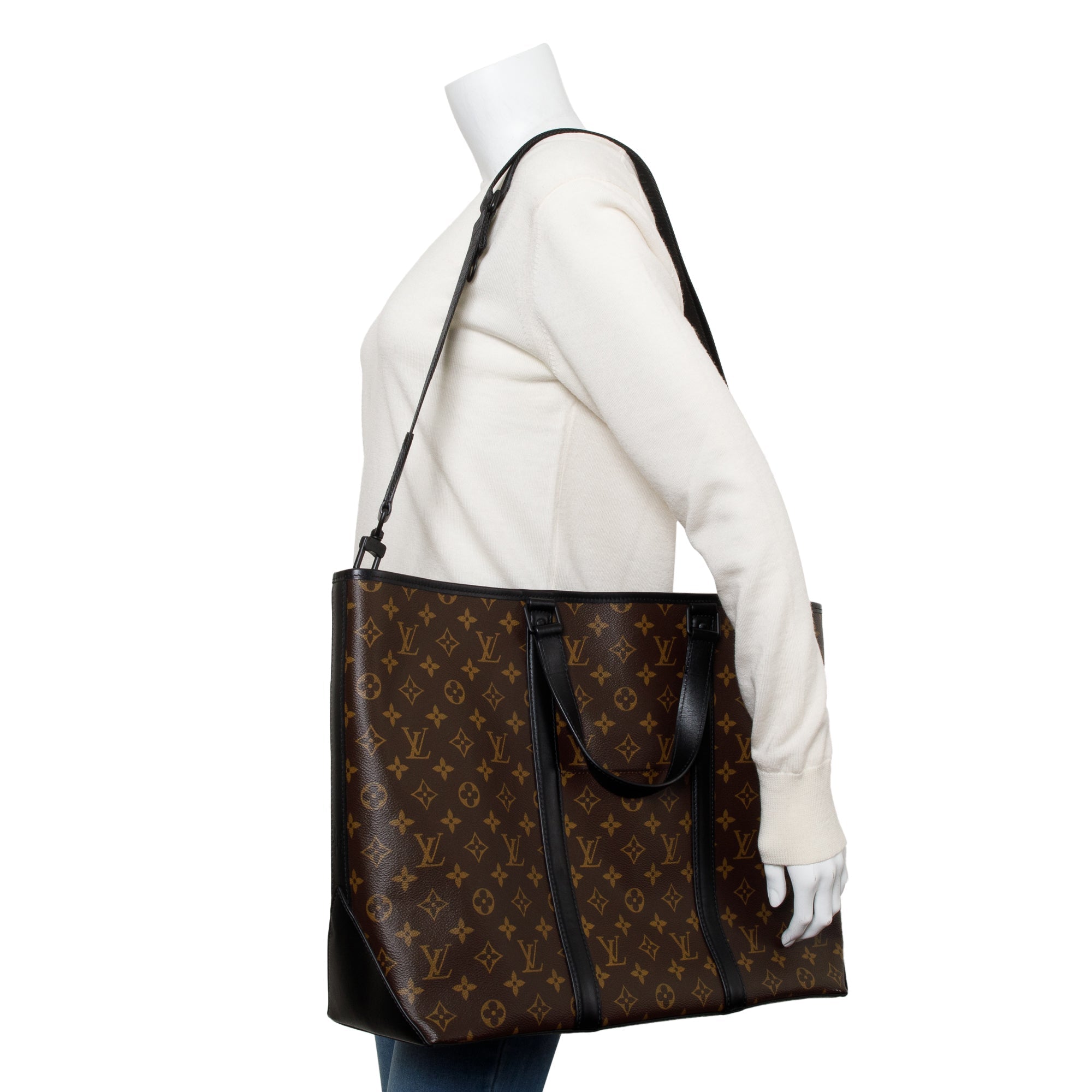 Louis Vuitton 2022 Monogram Macassar Weekend Tote GM