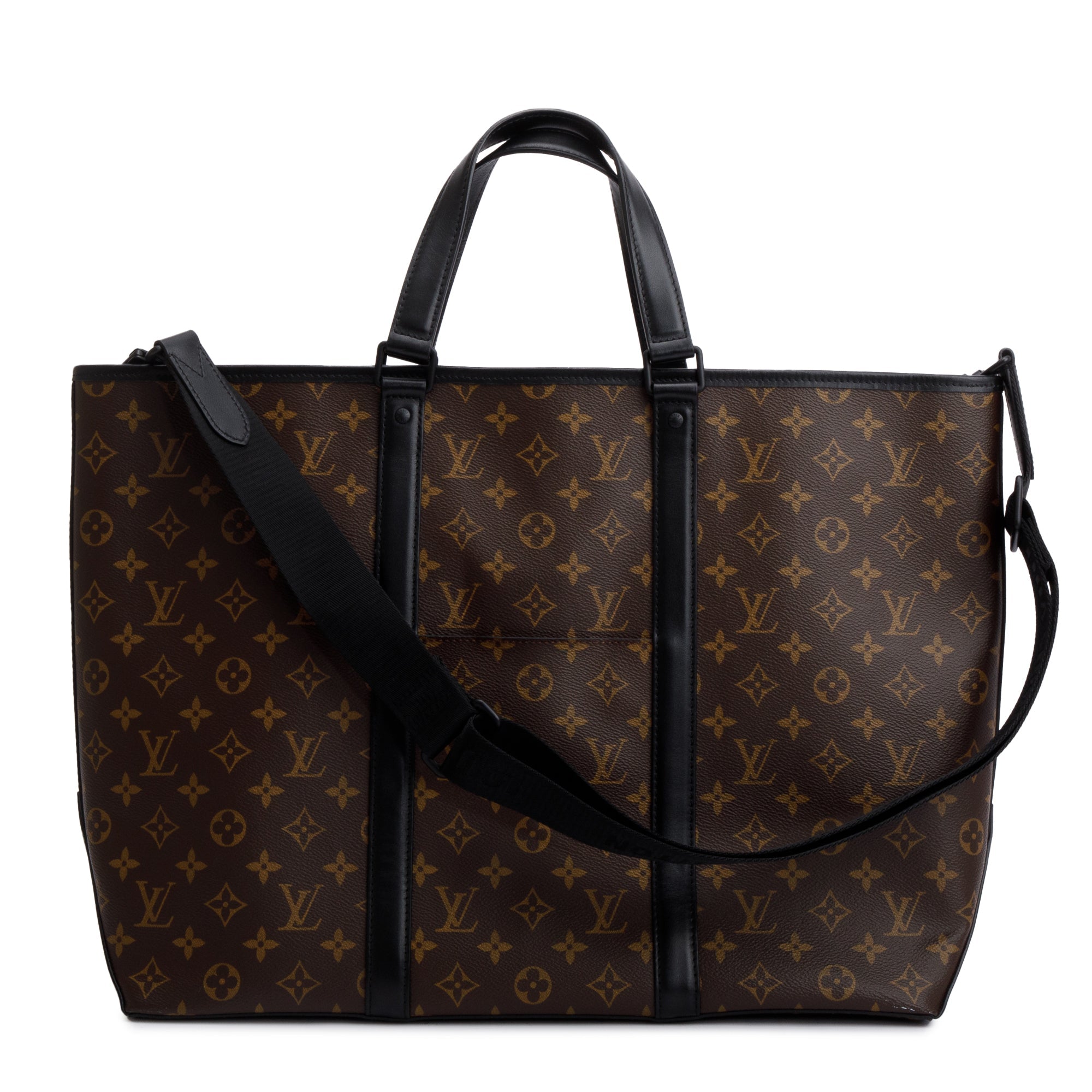 Louis Vuitton 2022 Monogram Macassar Weekend Tote GM
