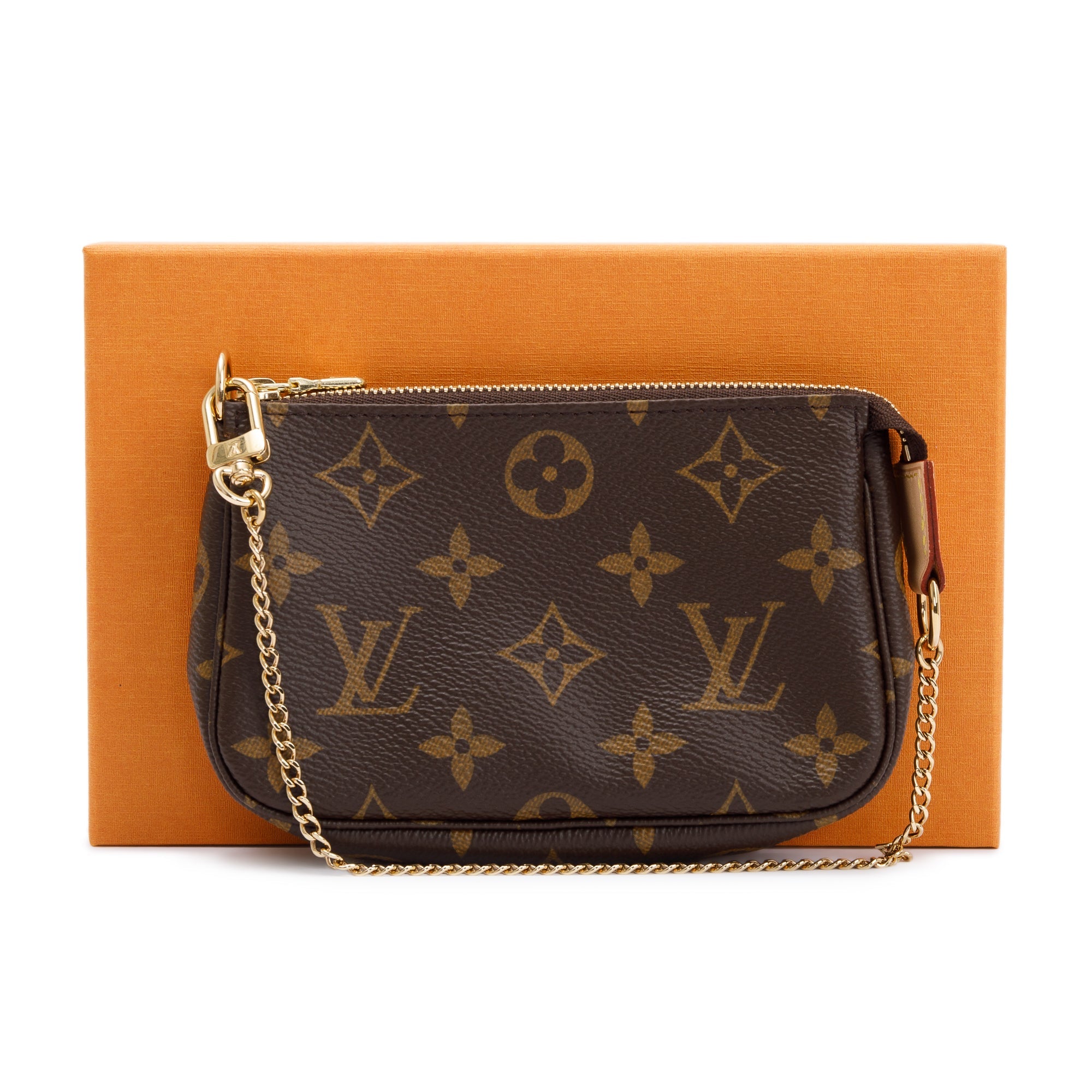 Louis Vuitton 2022 Monogram Mini Pochette Accessories w/ Box