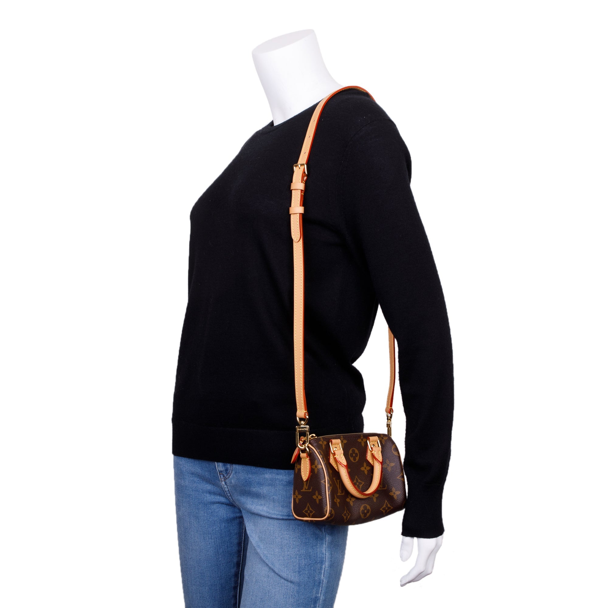 Louis Vuitton 2022 Monogram Nano Speedy w/ Strap