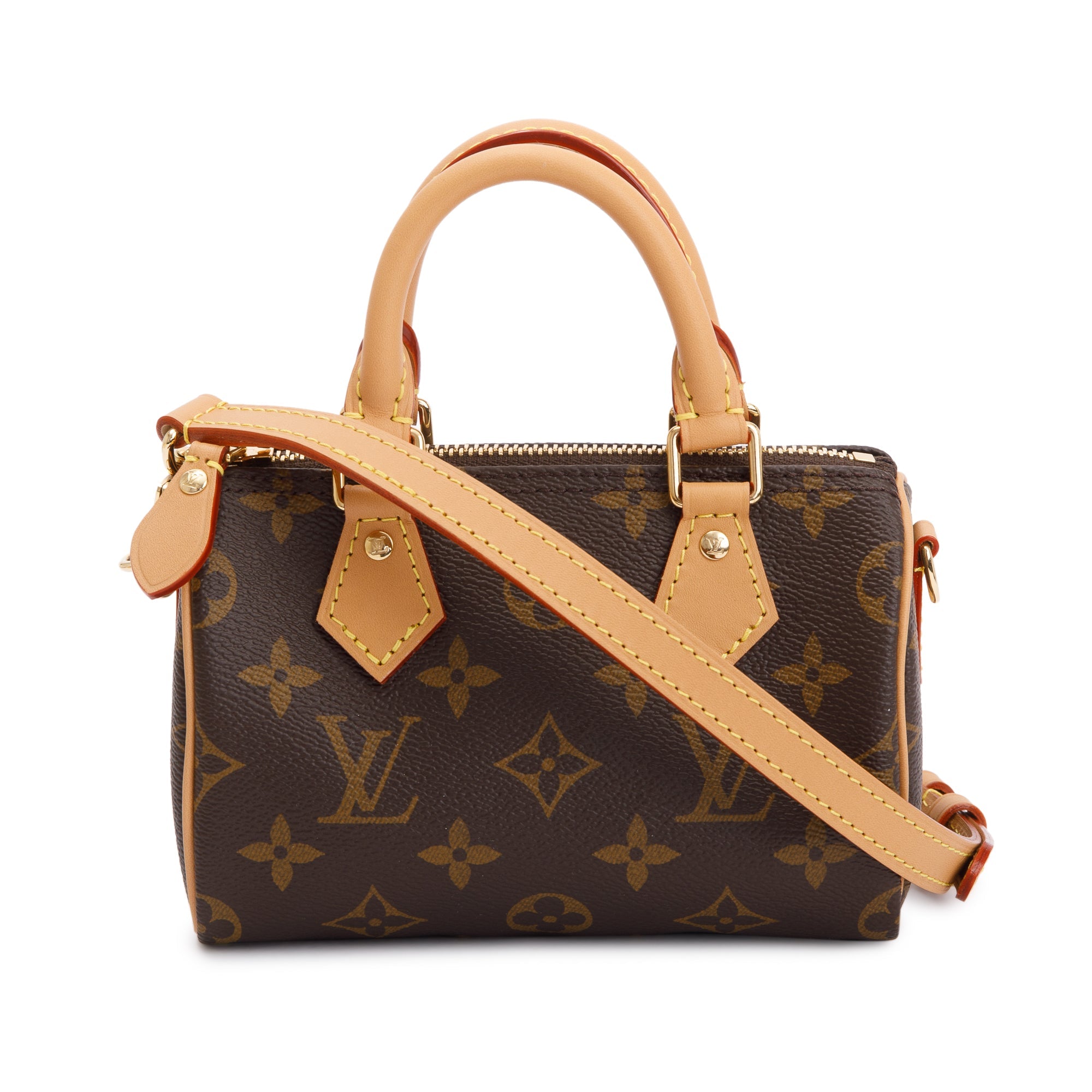Louis Vuitton 2022 Monogram Nano Speedy w/ Strap