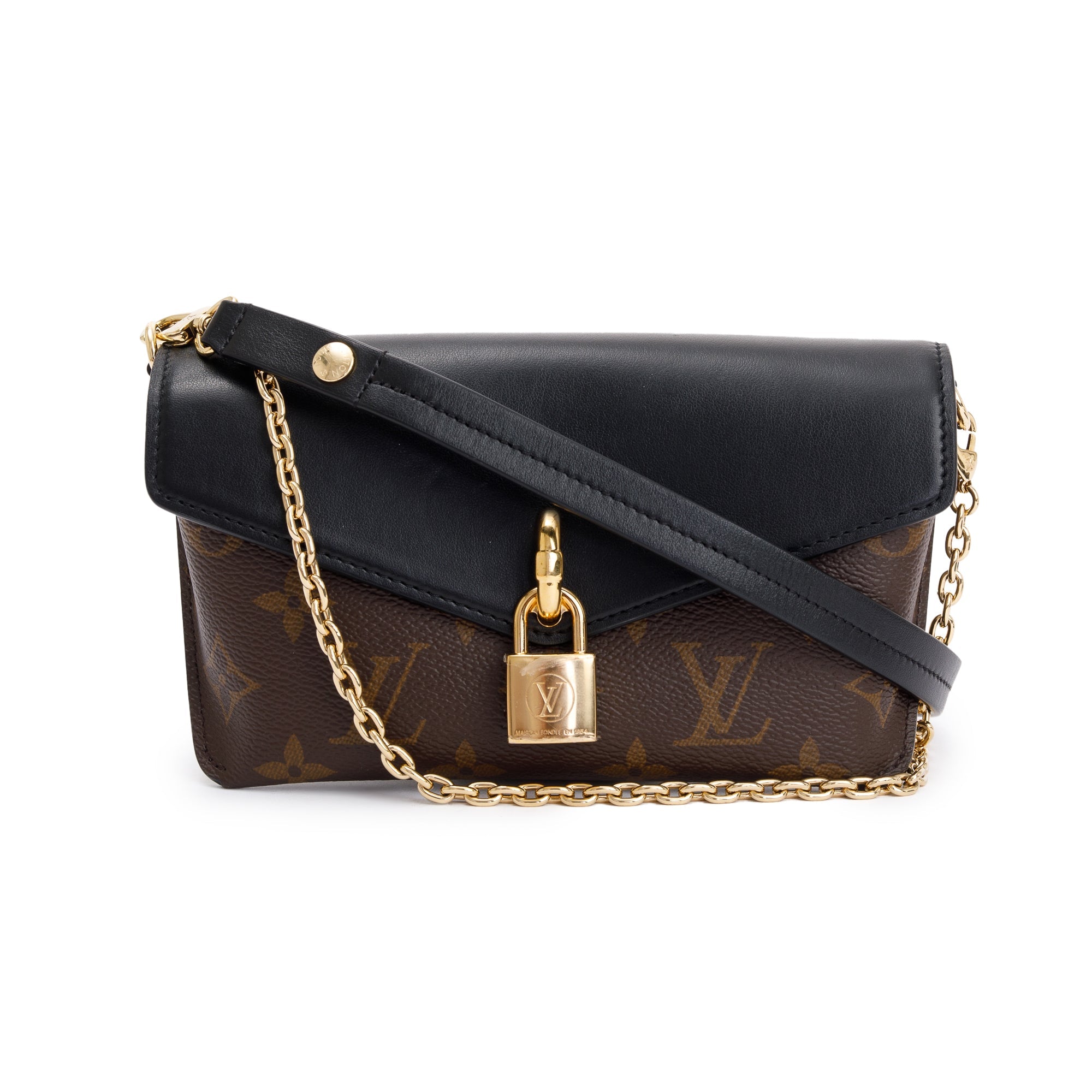 Louis Vuitton 2022 Monogram Padlock on Strap w/ Box & Straps