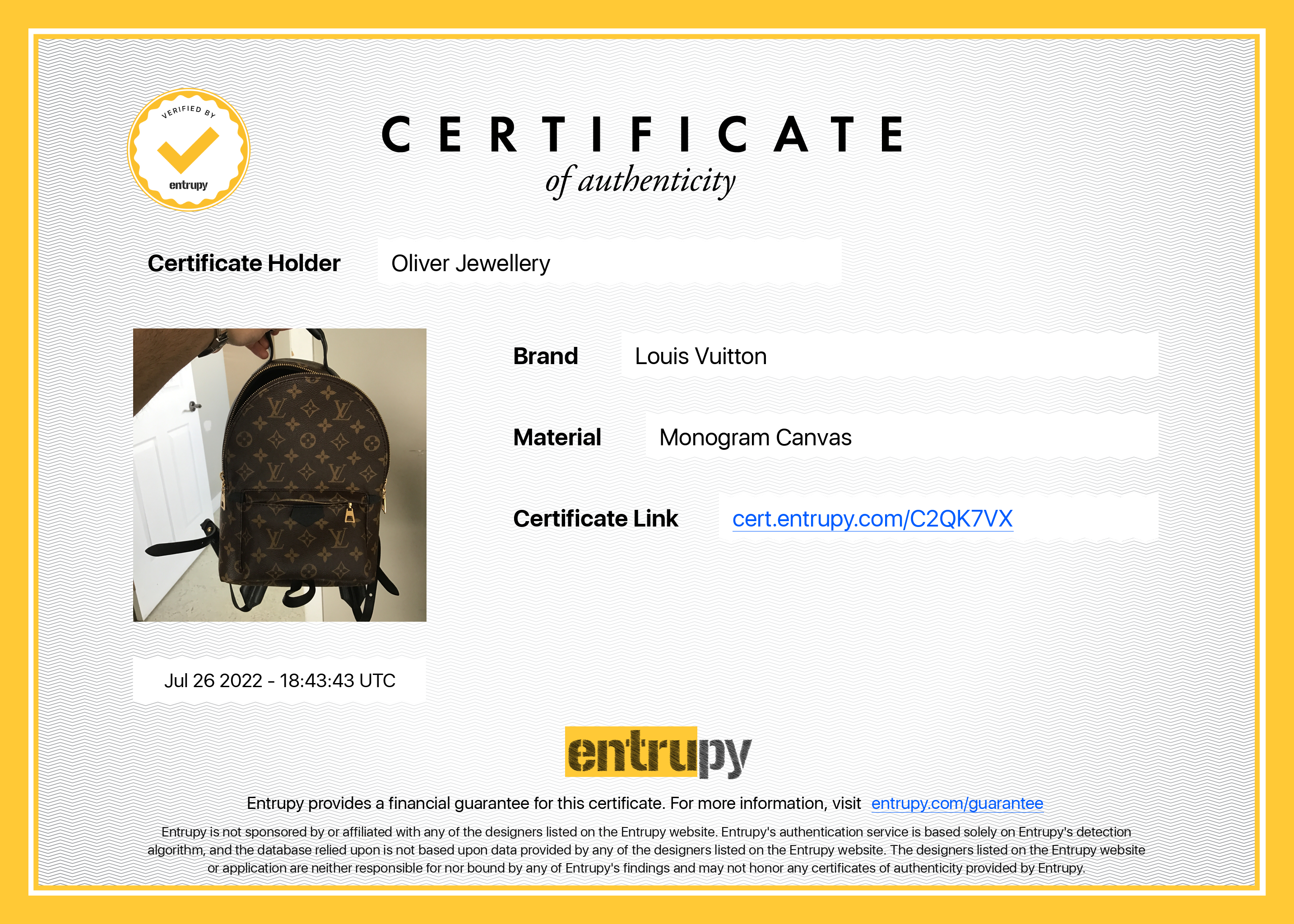 Louis Vuitton 2022 Monogram Palm Springs Backpack PM w/ Box