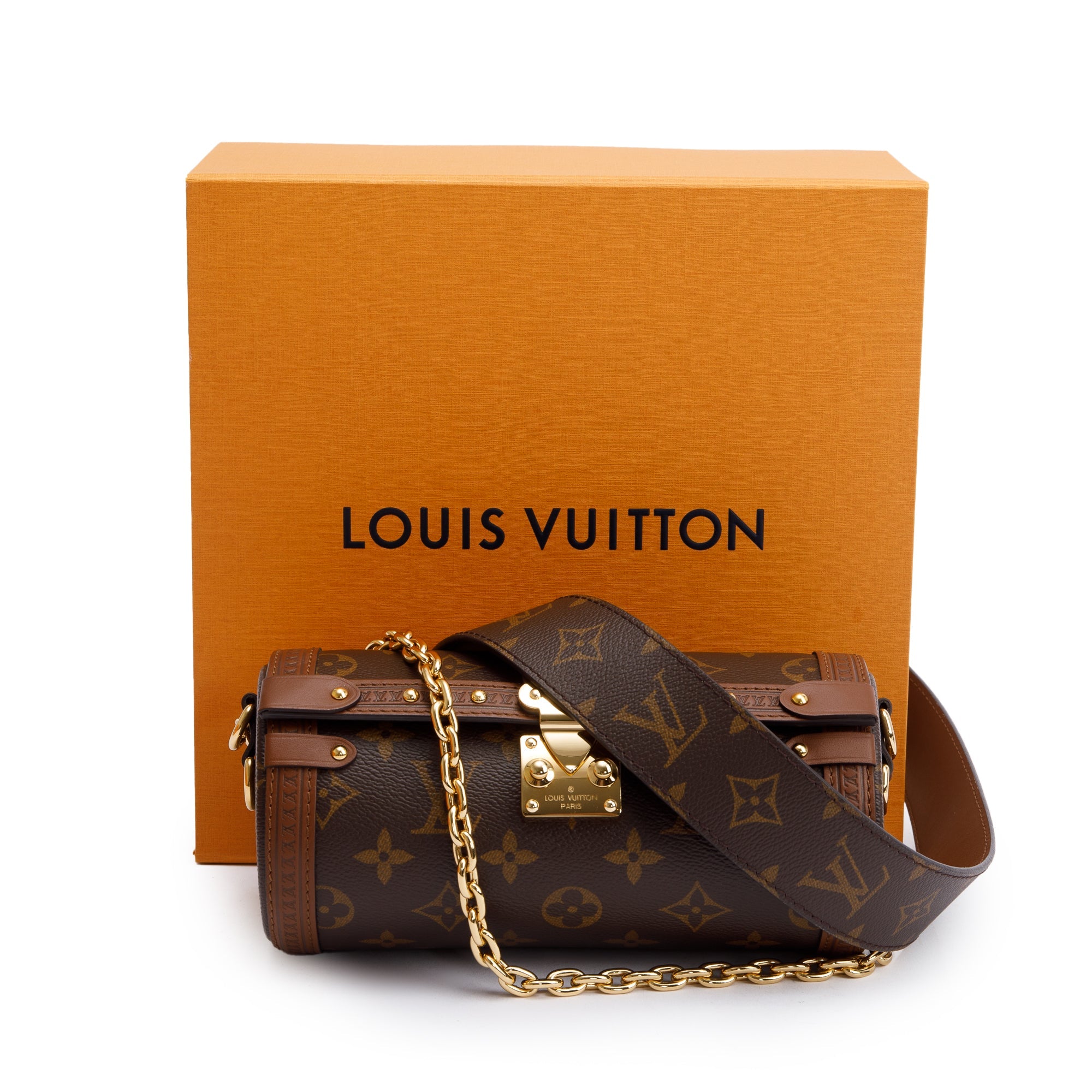 Louis Vuitton 2022 Monogram Papillon Trunk w/ Strap & Box