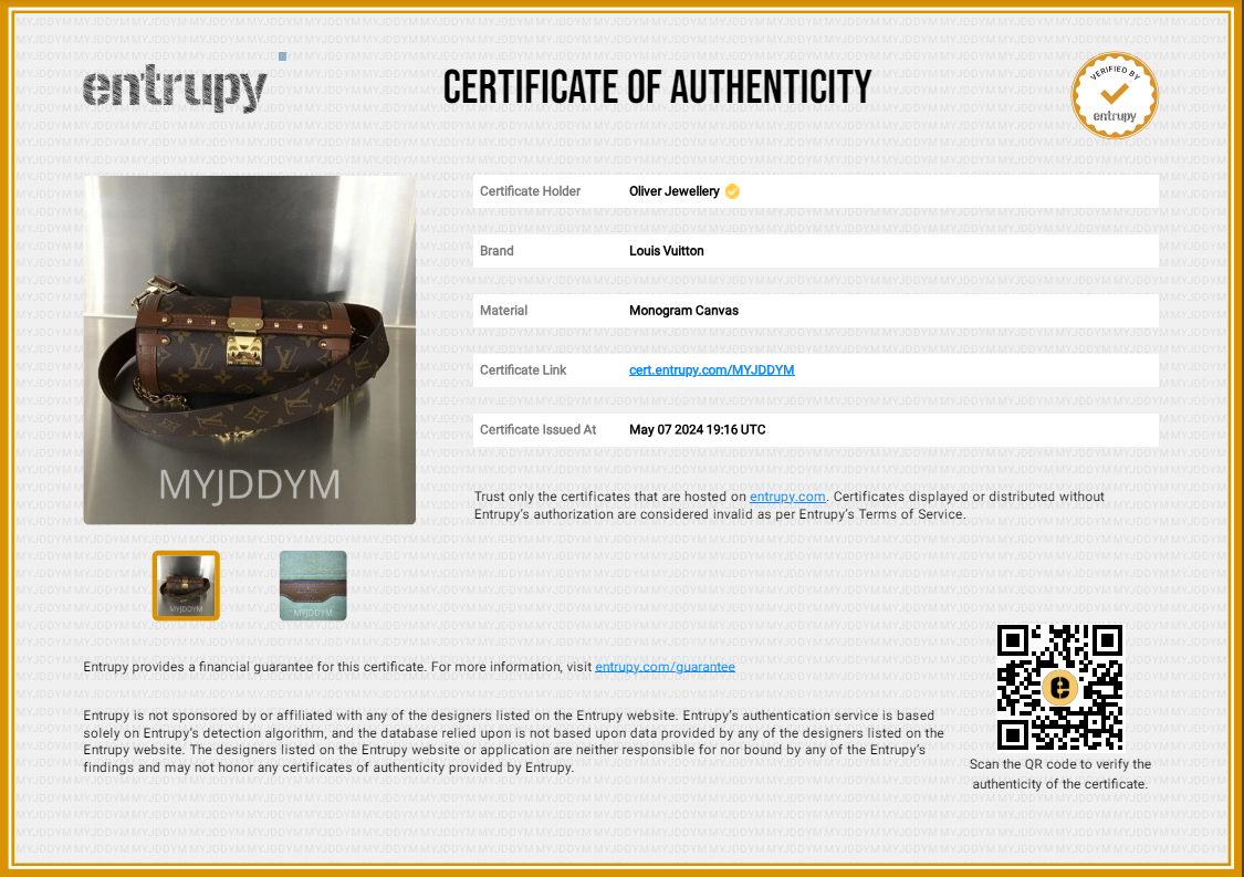 Louis Vuitton 2022 Monogram Papillon Trunk w/ Strap & Box