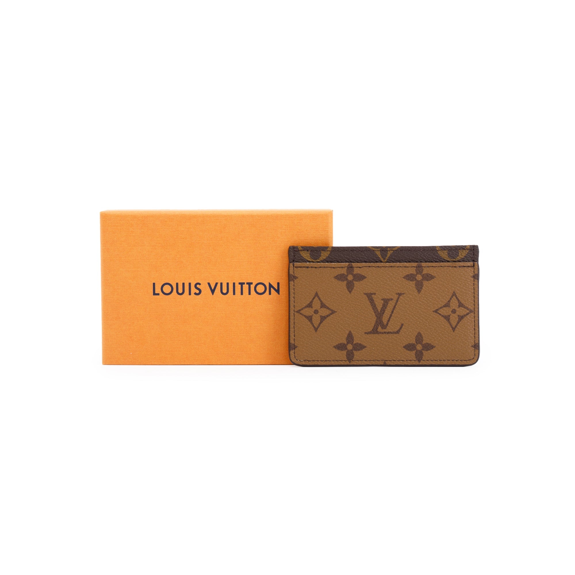 Louis Vuitton 2022 Monogram Reverse Card Holder w/ Box