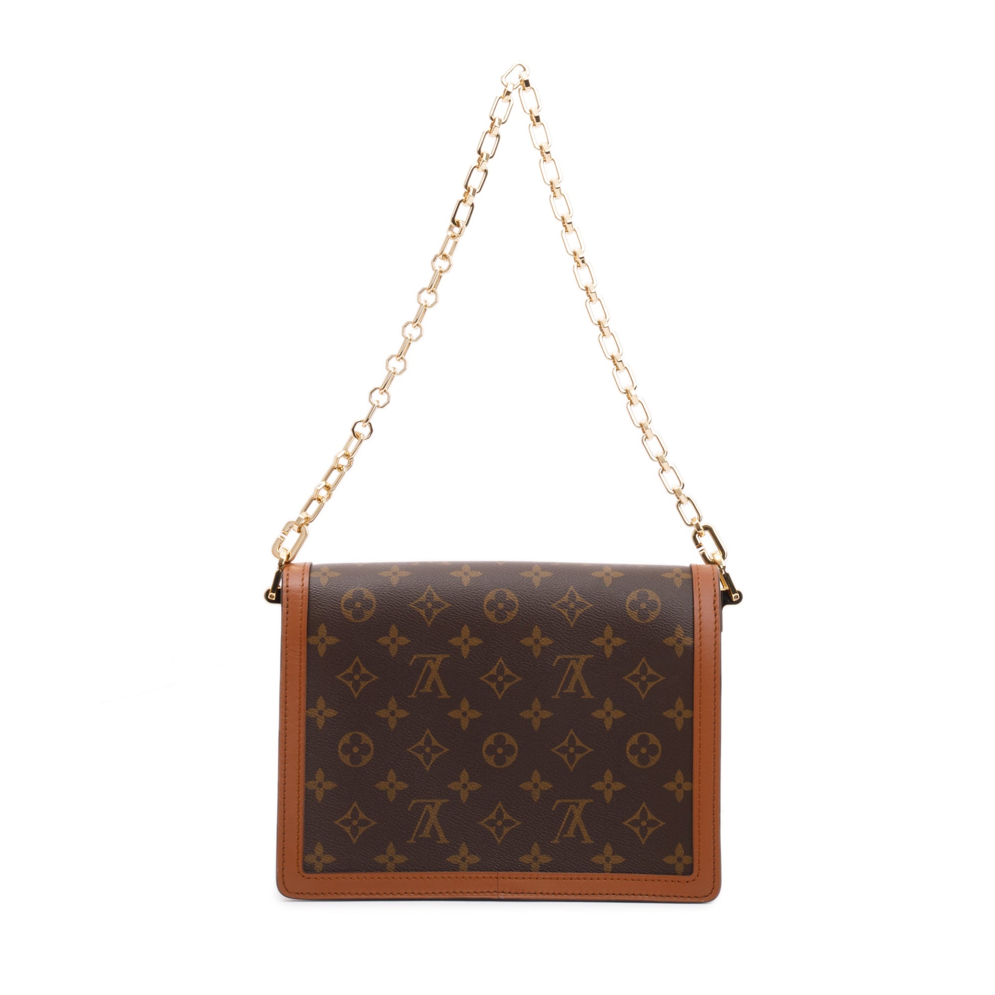 Louis Vuitton 2022 Monogram Reverse Dauphine MM w/ Strap & Box Box