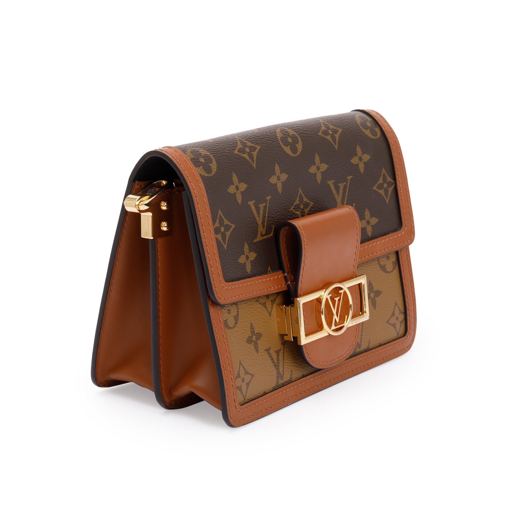 Louis Vuitton 2022 Monogram Reverse Mini Dauphine w/ Strap Box