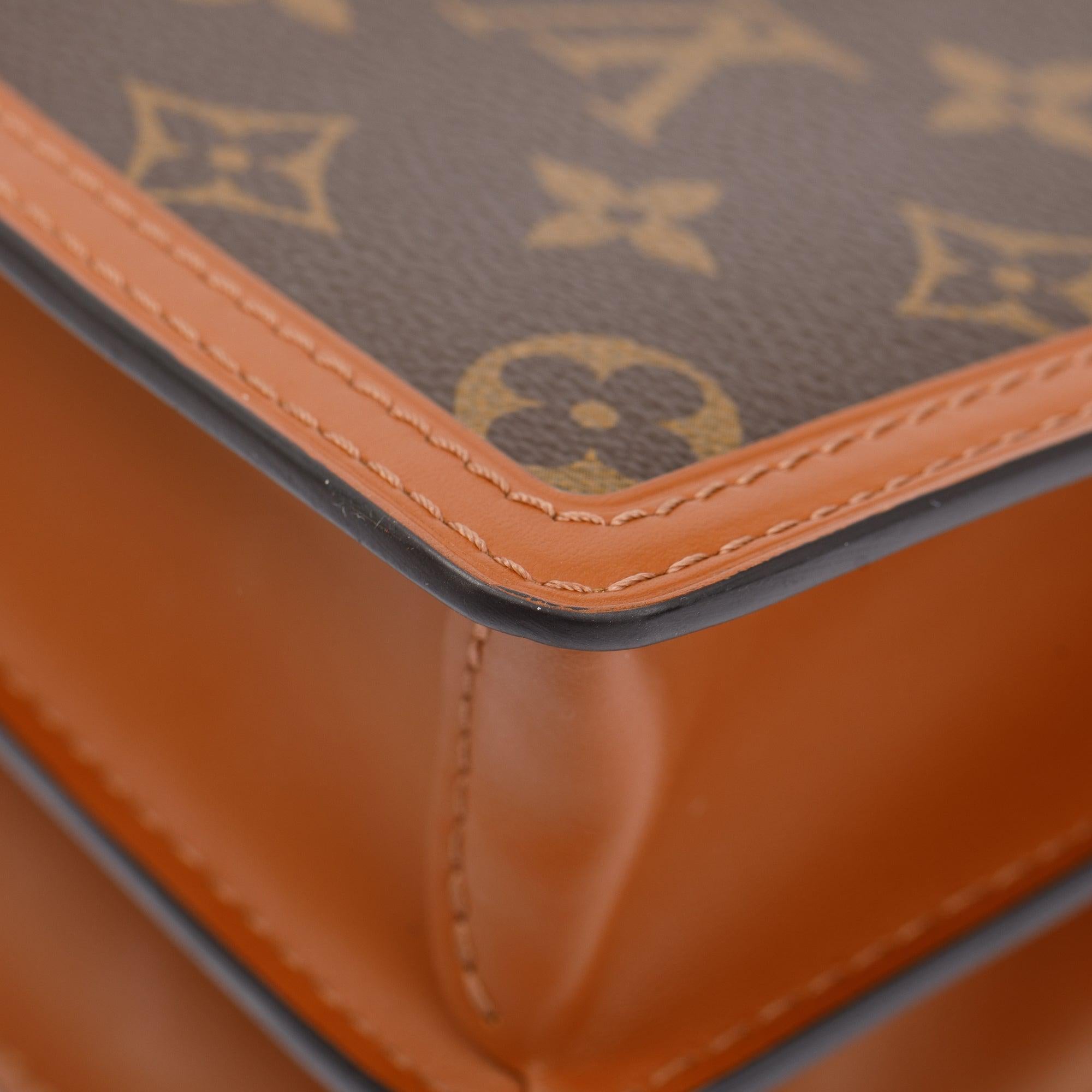 Louis Vuitton 2022 Monogram Reverse Mini Dauphine w/ Strap Box