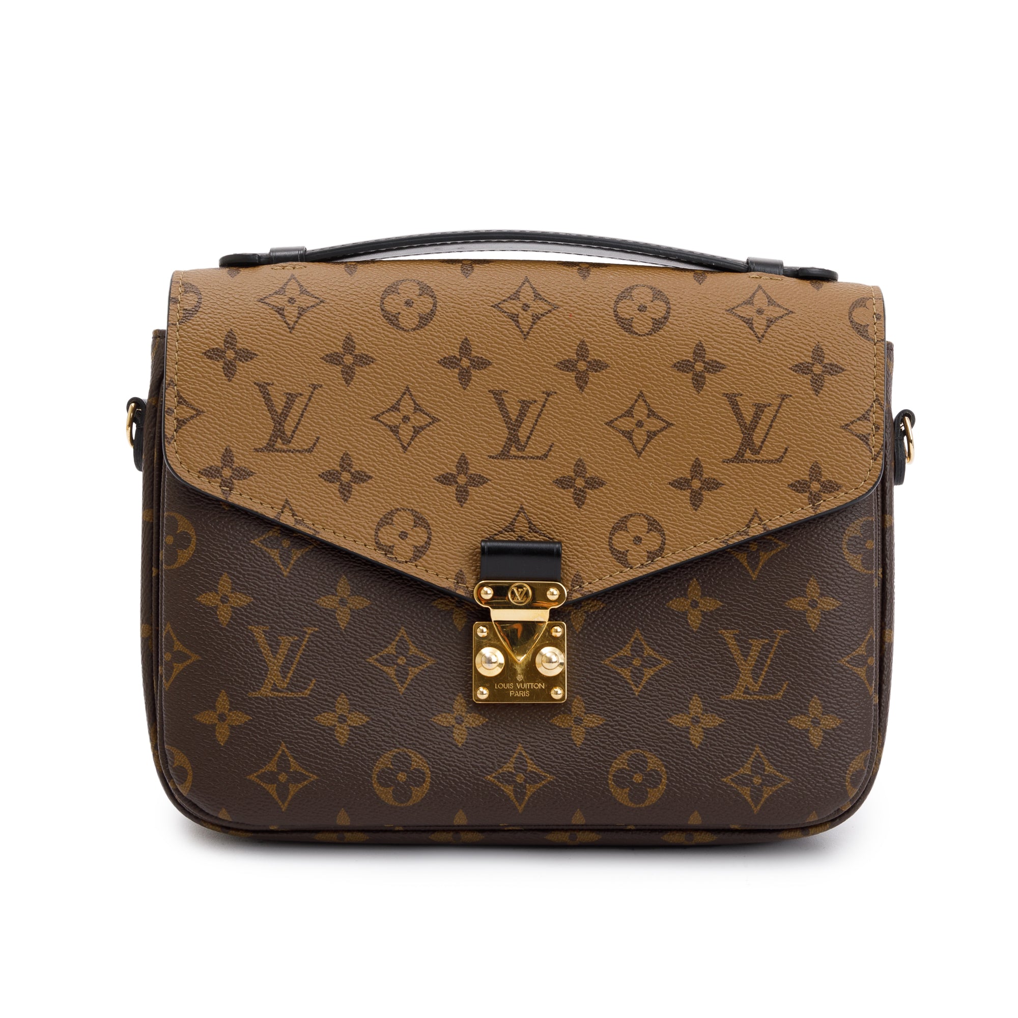 Louis Vuitton 2022 Monogram Reverse Pochette Metis w/ Strap