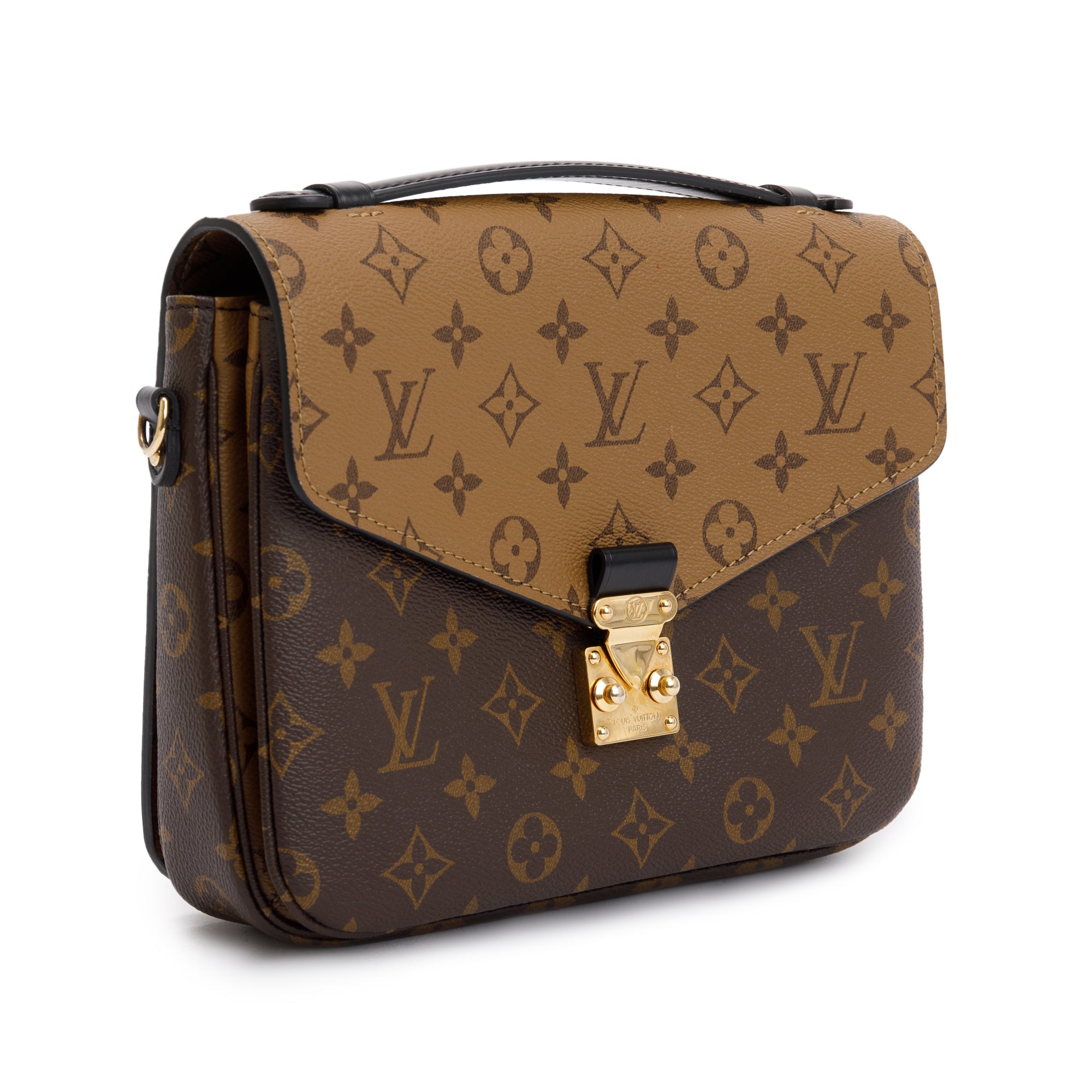 Louis Vuitton 2022 Monogram Reverse Pochette Metis w/ Strap