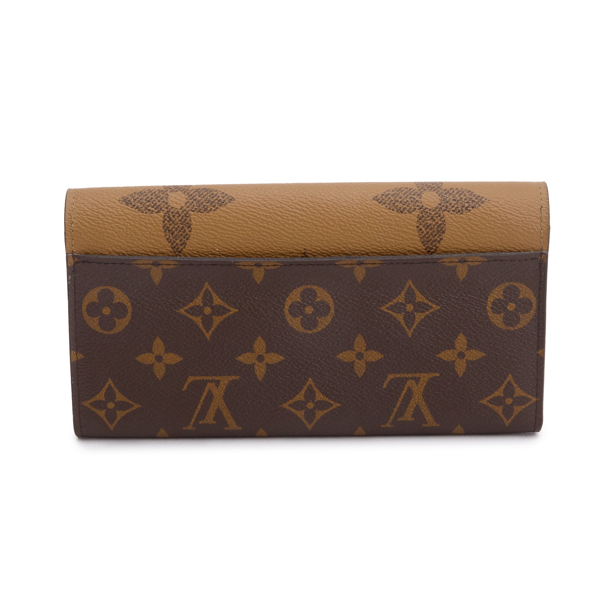 Louis Vuitton 2022 Monogram Reverse Sarah Wallet w/ Box & Receipt
