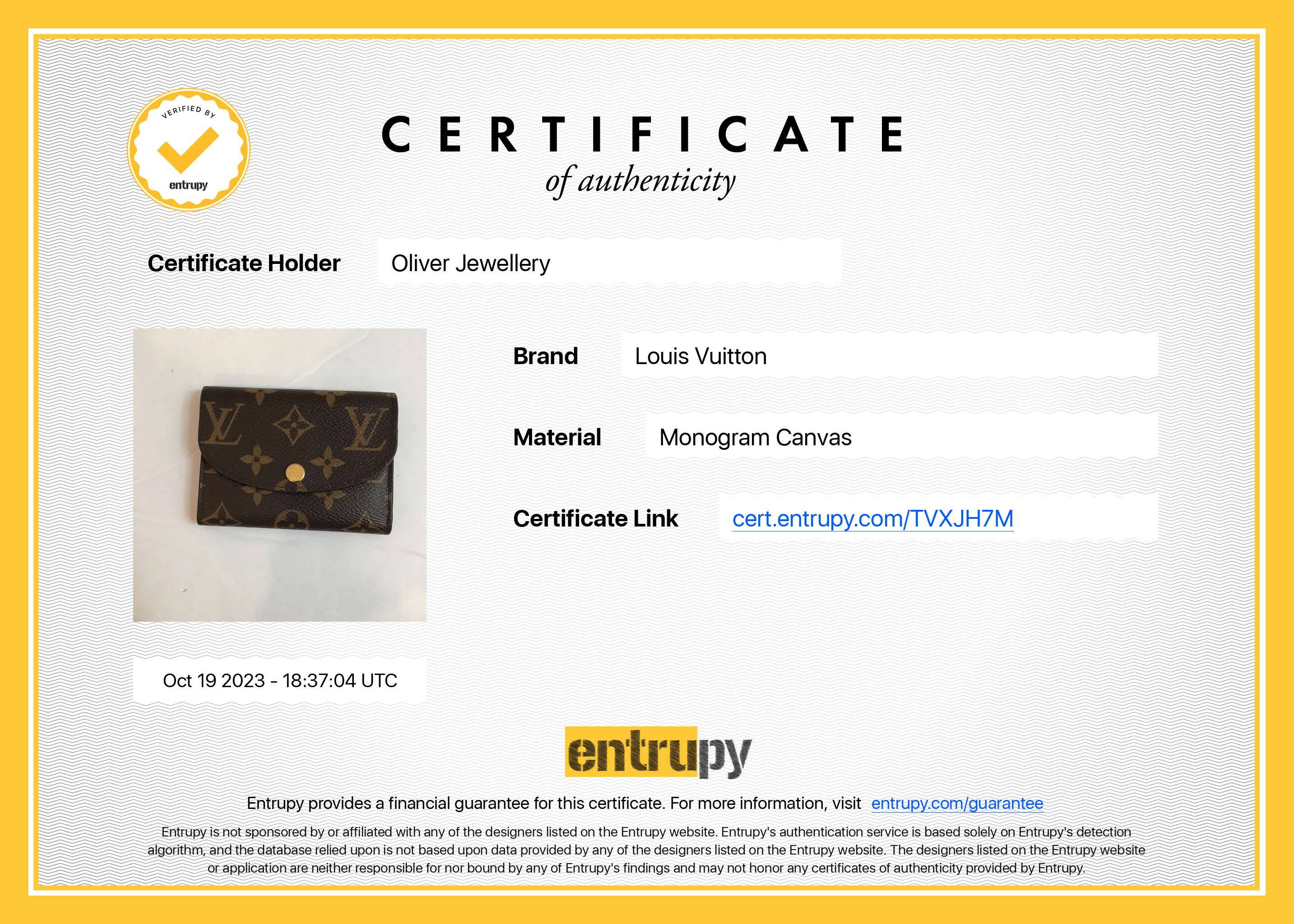 Louis Vuitton 2022 Monogram Rosalie Coin Purse