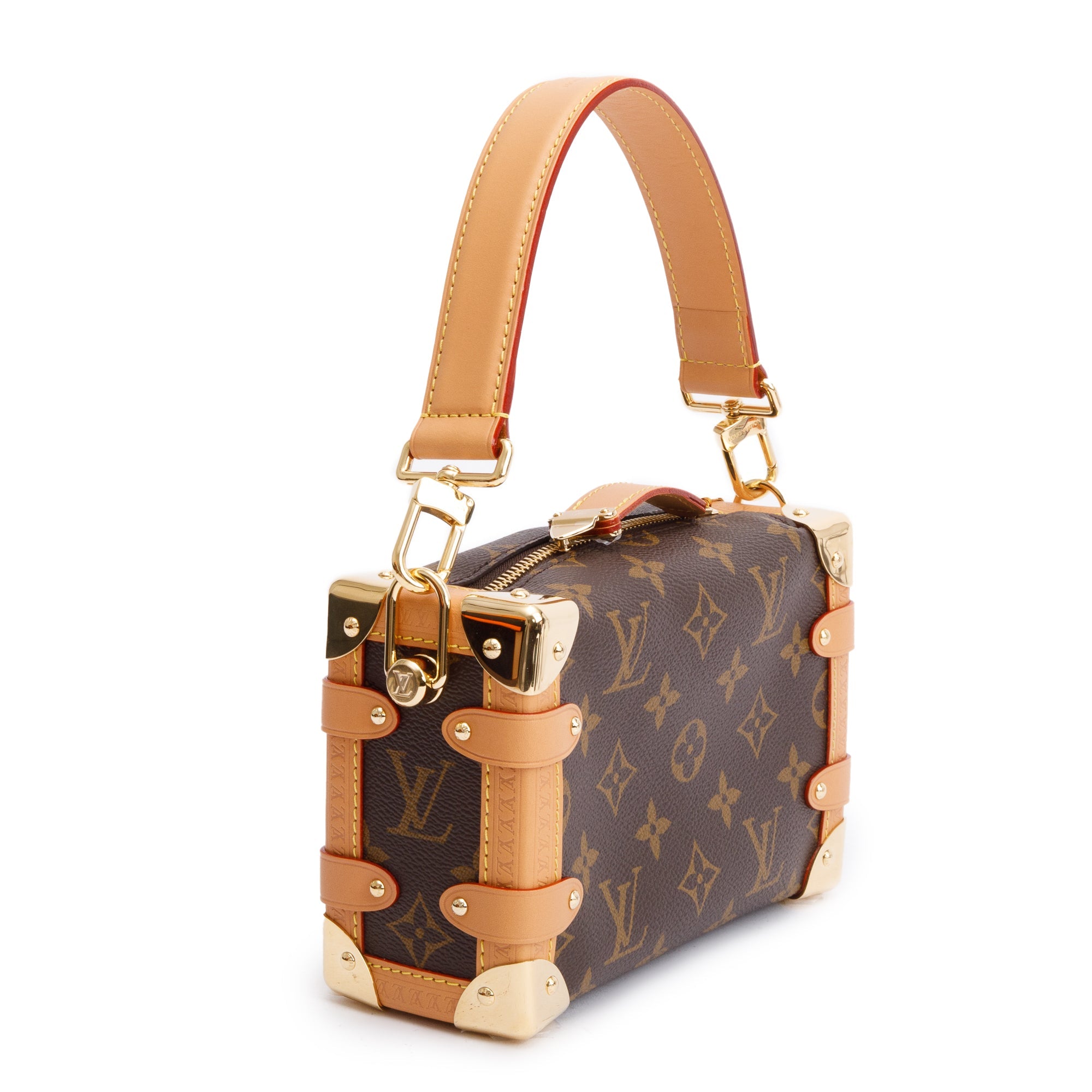 Louis Vuitton 2022 Monogram Side Trunk PM w/ Strap, Box & Receipt