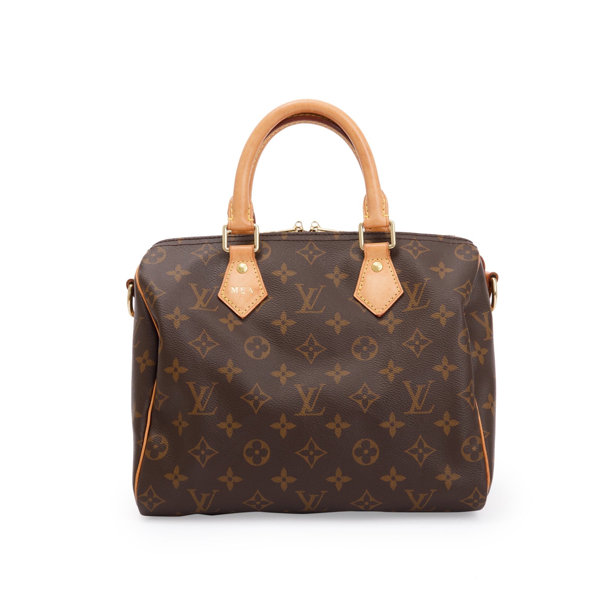 Louis Vuitton 2022 Monogram Speedy Bandouliere 25 w/ Strap & Box