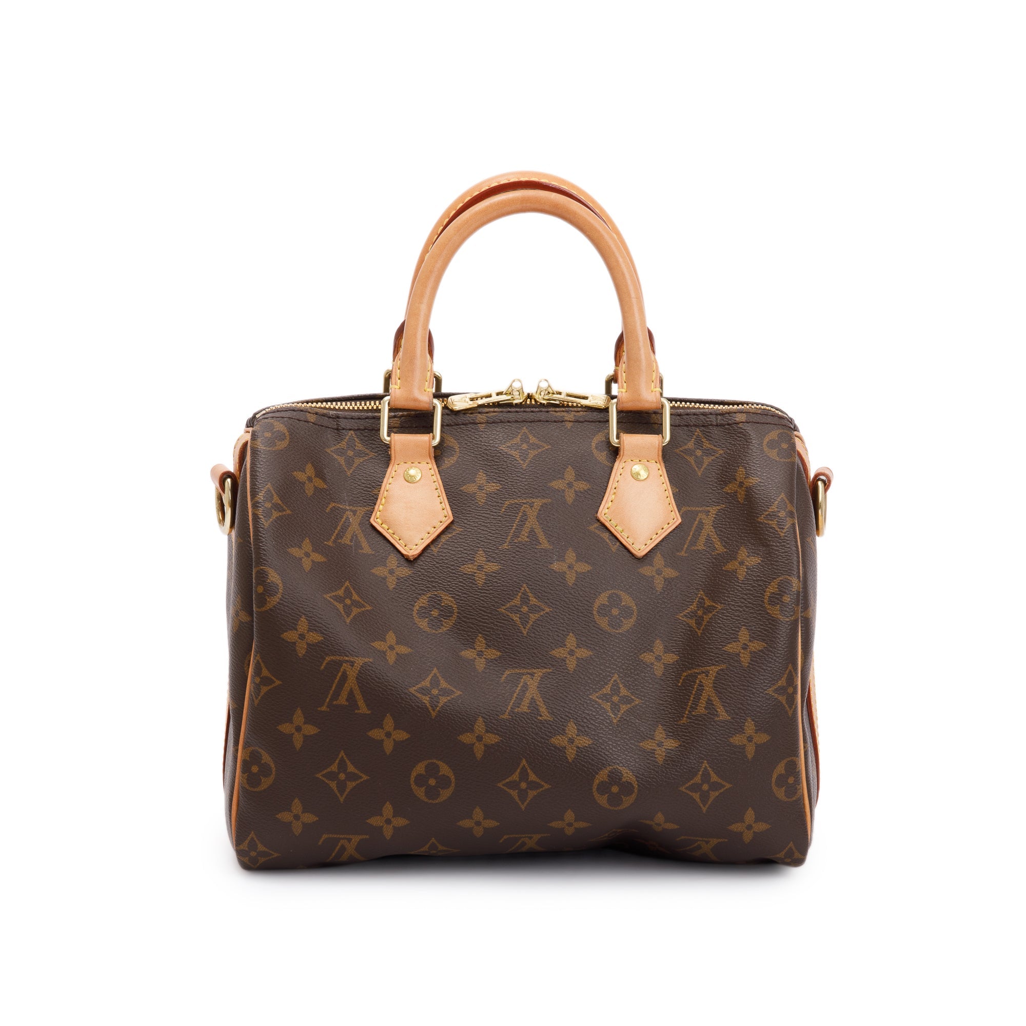 Louis Vuitton 2022 Monogram Speedy Bandouliere 25 w/ Strap & Box