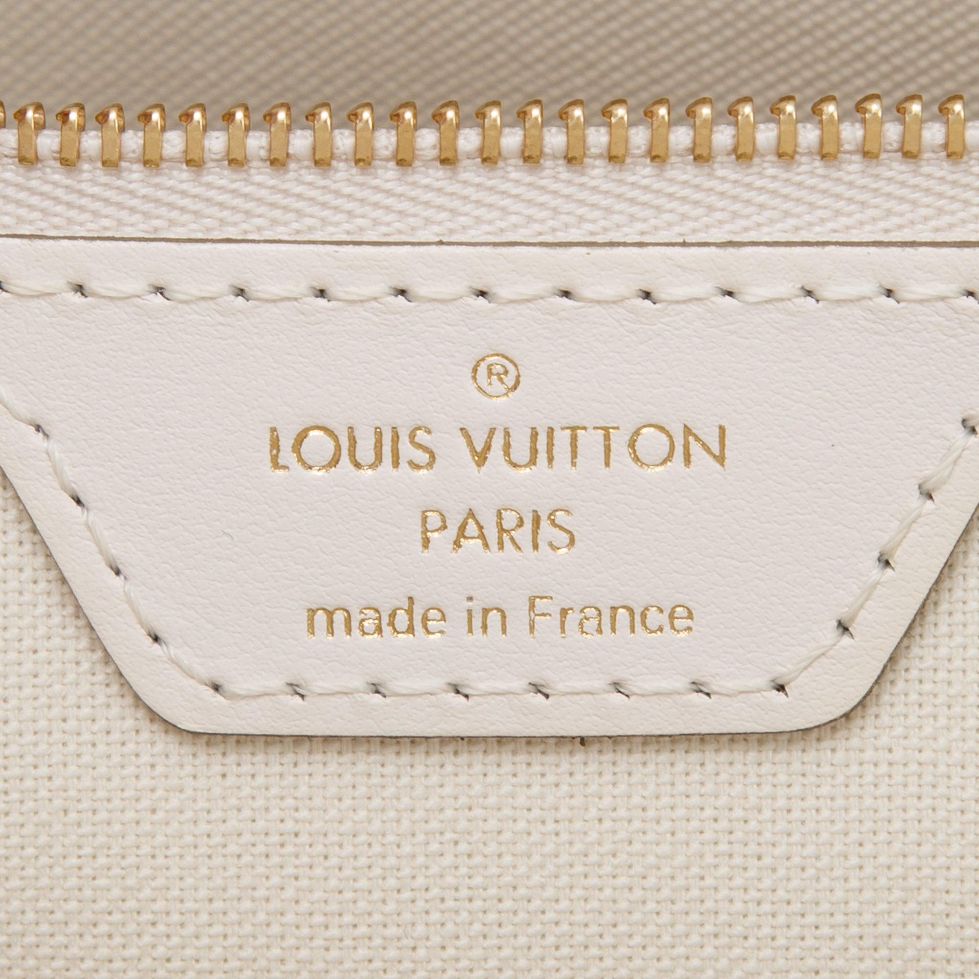 Louis Vuitton 2022 Monogram Sunset Khaki Neverfull MM w/ Box & Receipt