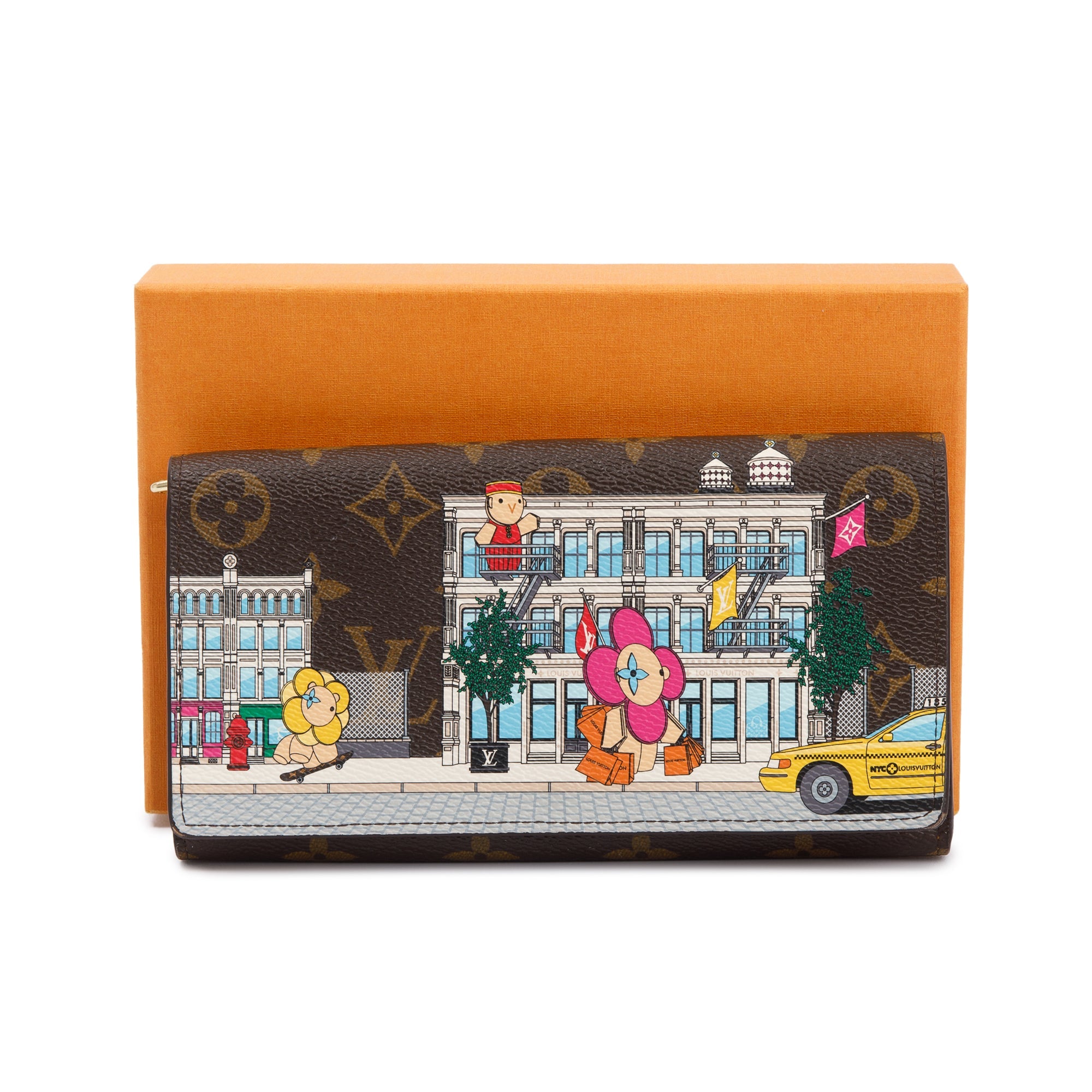 Louis Vuitton 2022 Monogram Vivienne Animation Sarah Wallet w/ Box