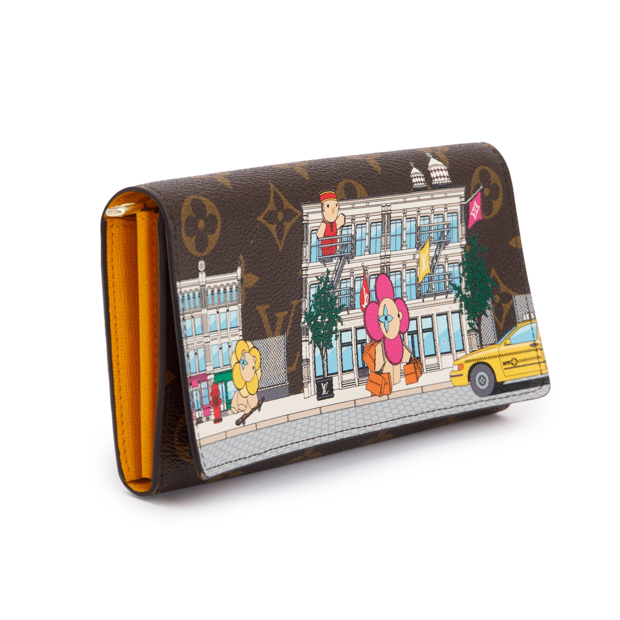 Louis Vuitton 2022 Monogram Vivienne Animation Sarah Wallet w/ Box