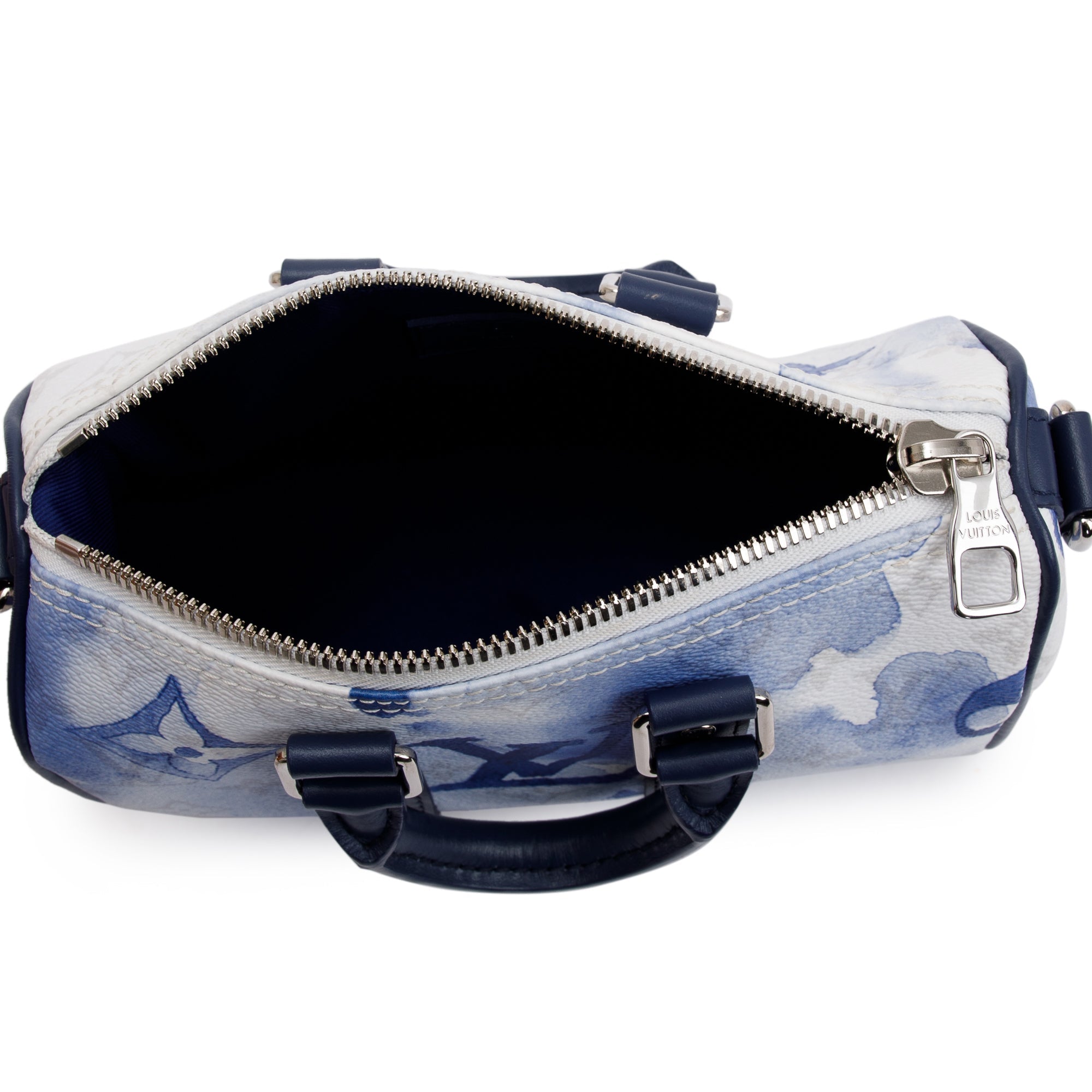Louis Vuitton 2022 Monogram XS Blue Watercolor Keepall Bag w/ Box