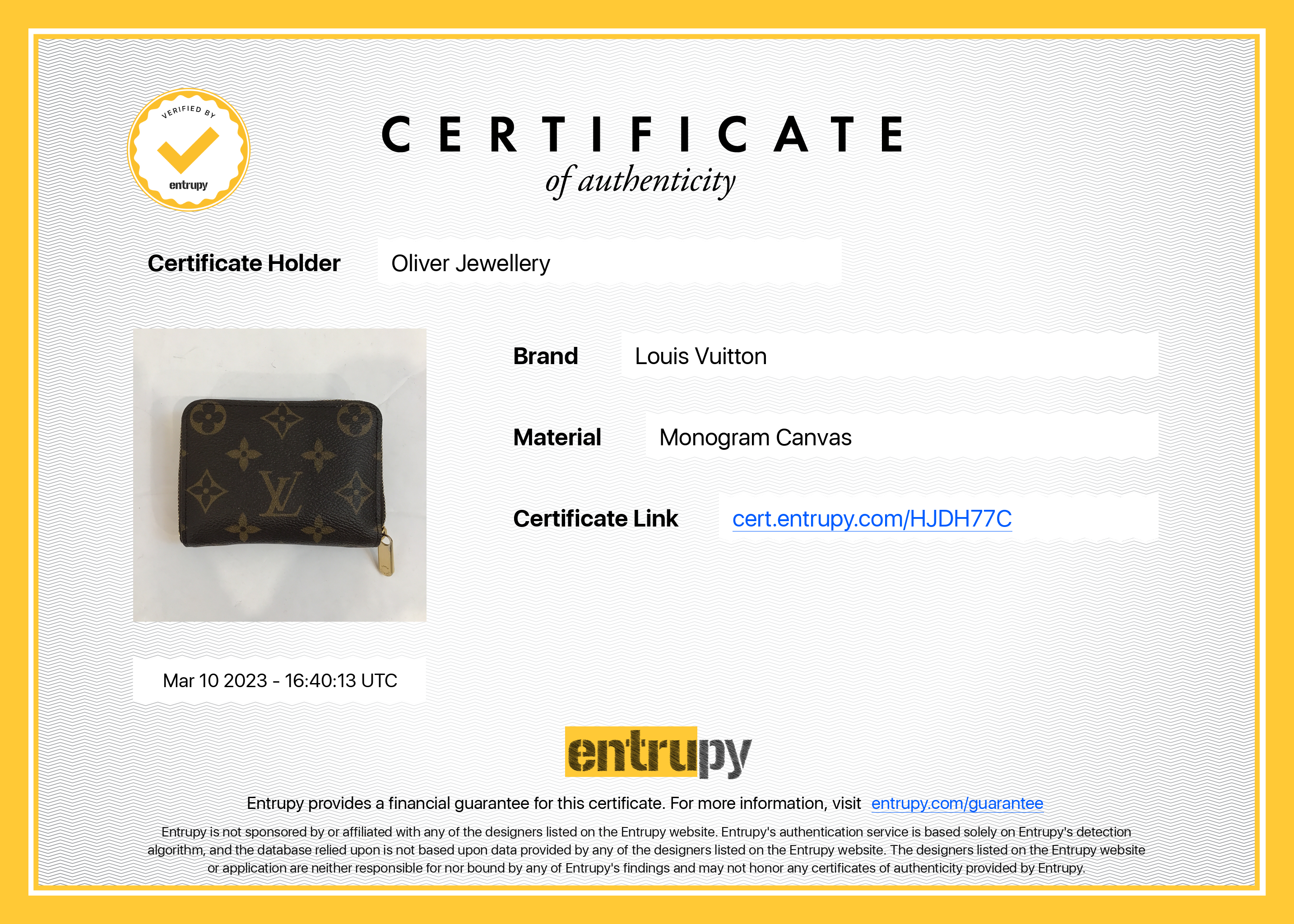 Louis Vuitton 2022 Monogram Zippy Coin Purse