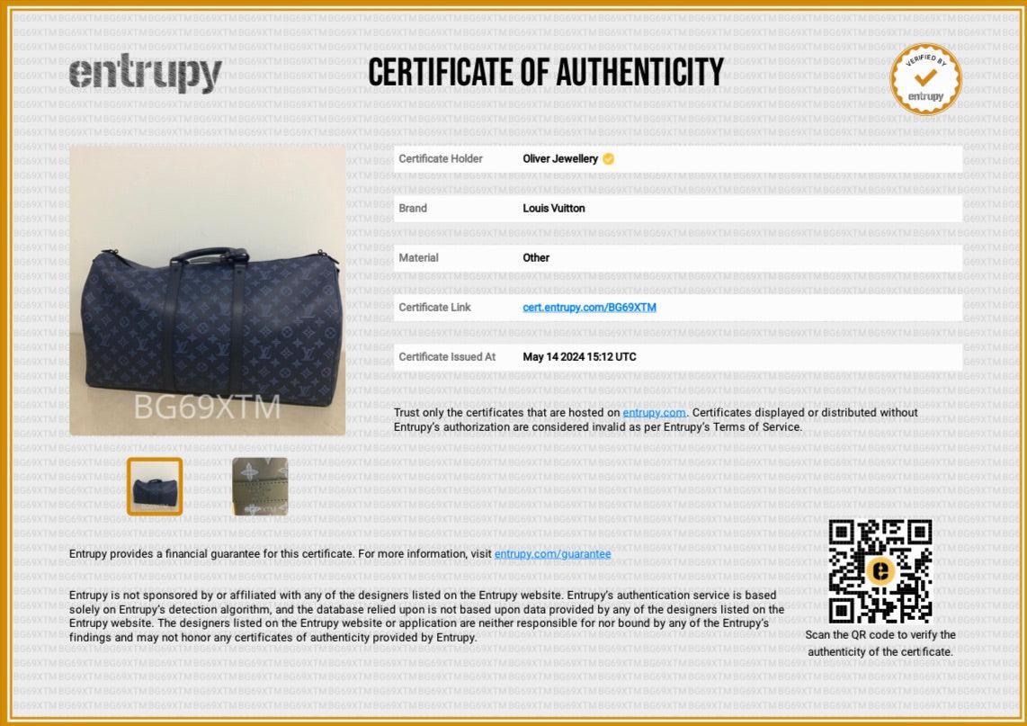 Louis Vuitton 2022 Navy Monogram Shadow Embossed Keepall Bandouliere 50