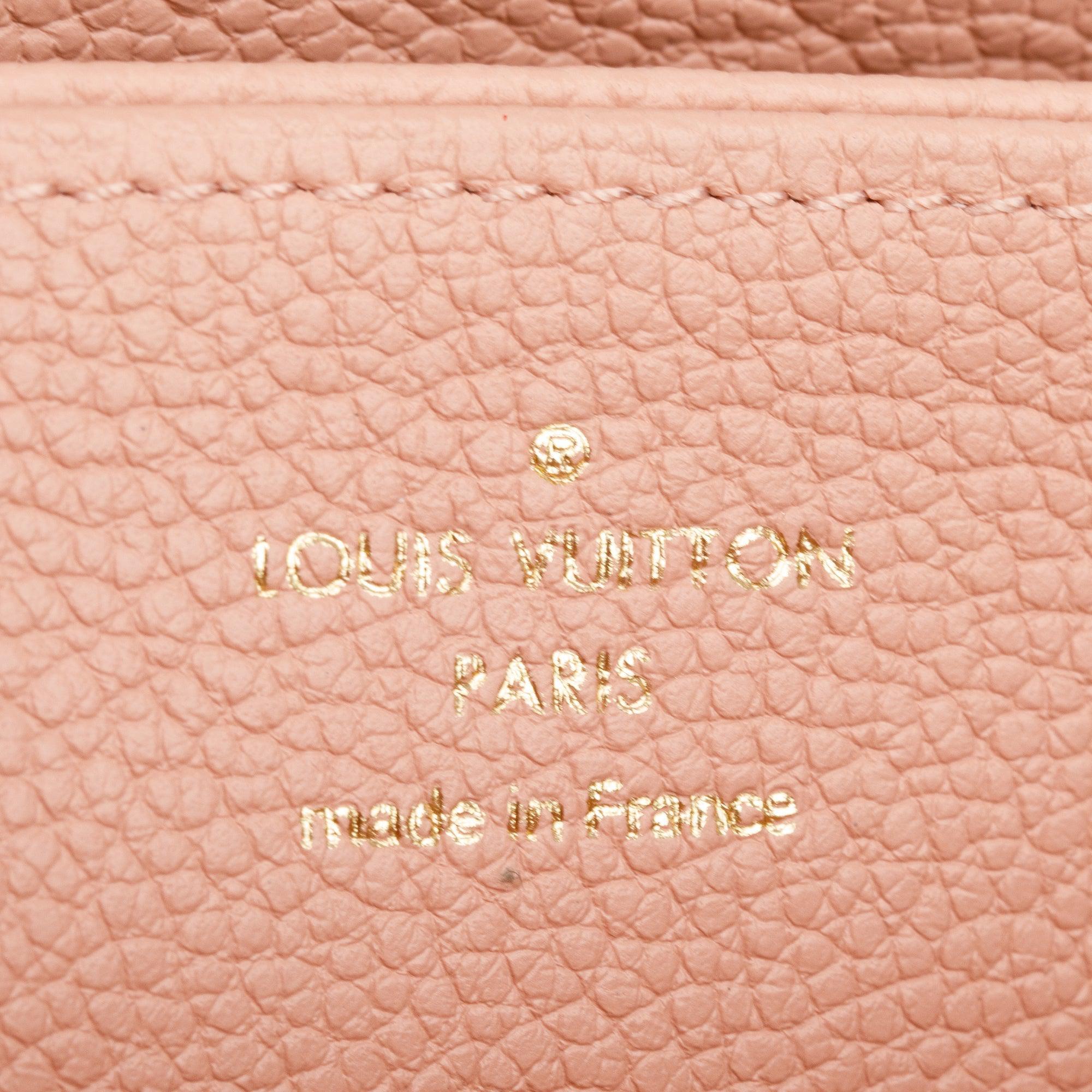 Louis Vuitton 2022 Pink Monogram Giant Bicolor Empreinte Leather Zippy Wallet