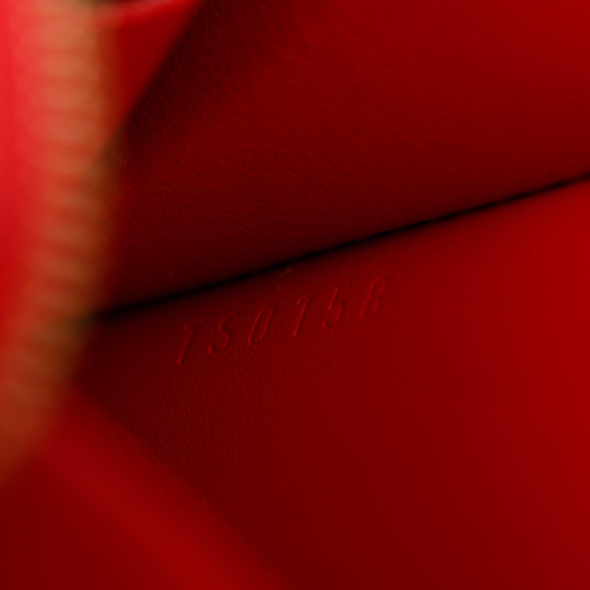 Louis Vuitton 2022 Red Monogram Vernis Leather Zippy Coin Purse w/ Box