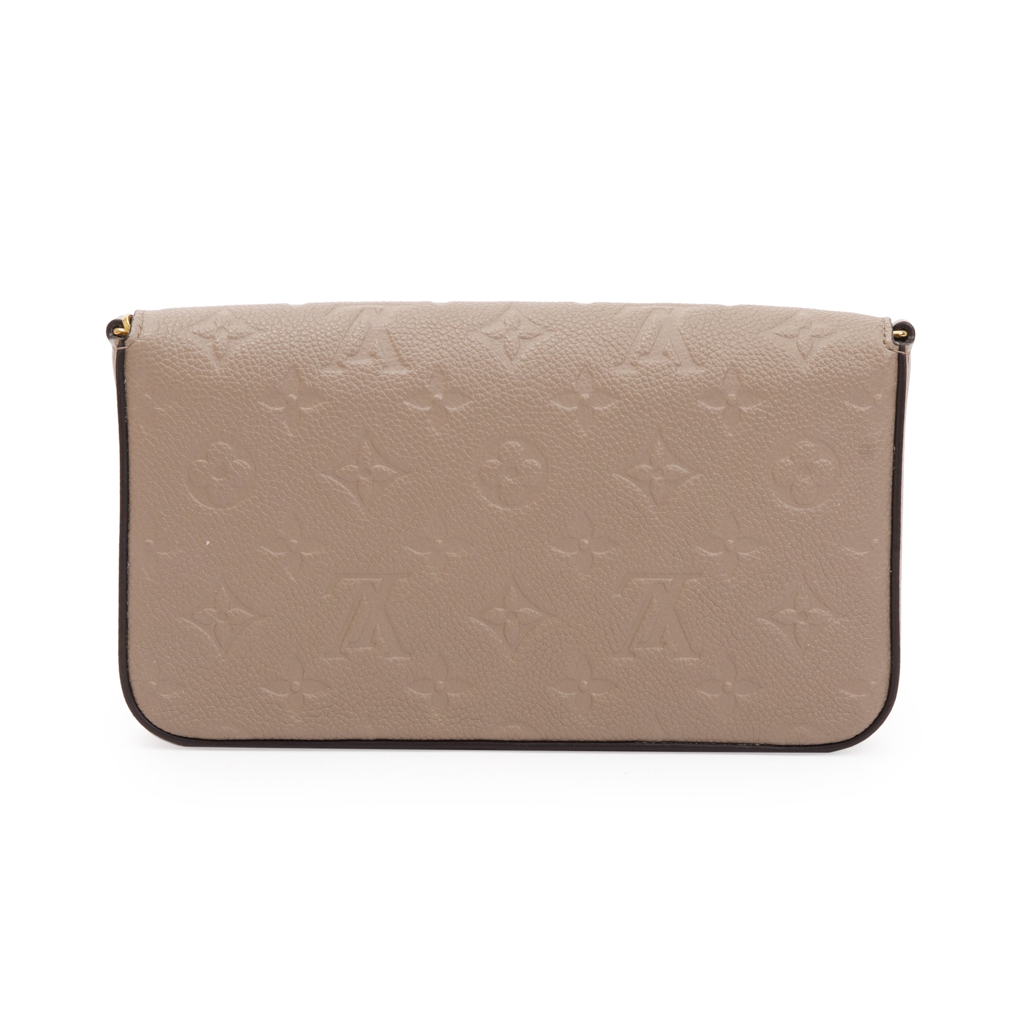 Louis Vuitton 2022 Turtledove Empreinte Leather Felicie Pochette Bag w/ Box & Inserts