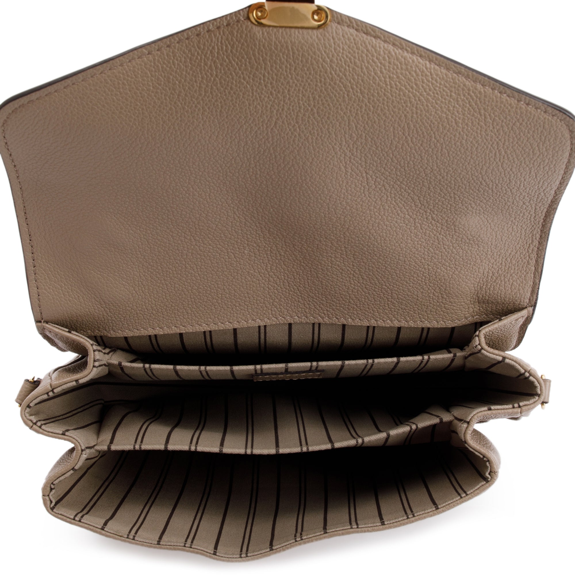 Louis Vuitton 2022 Turtledove Monogram Empreinte Pochette Metis w/ Box