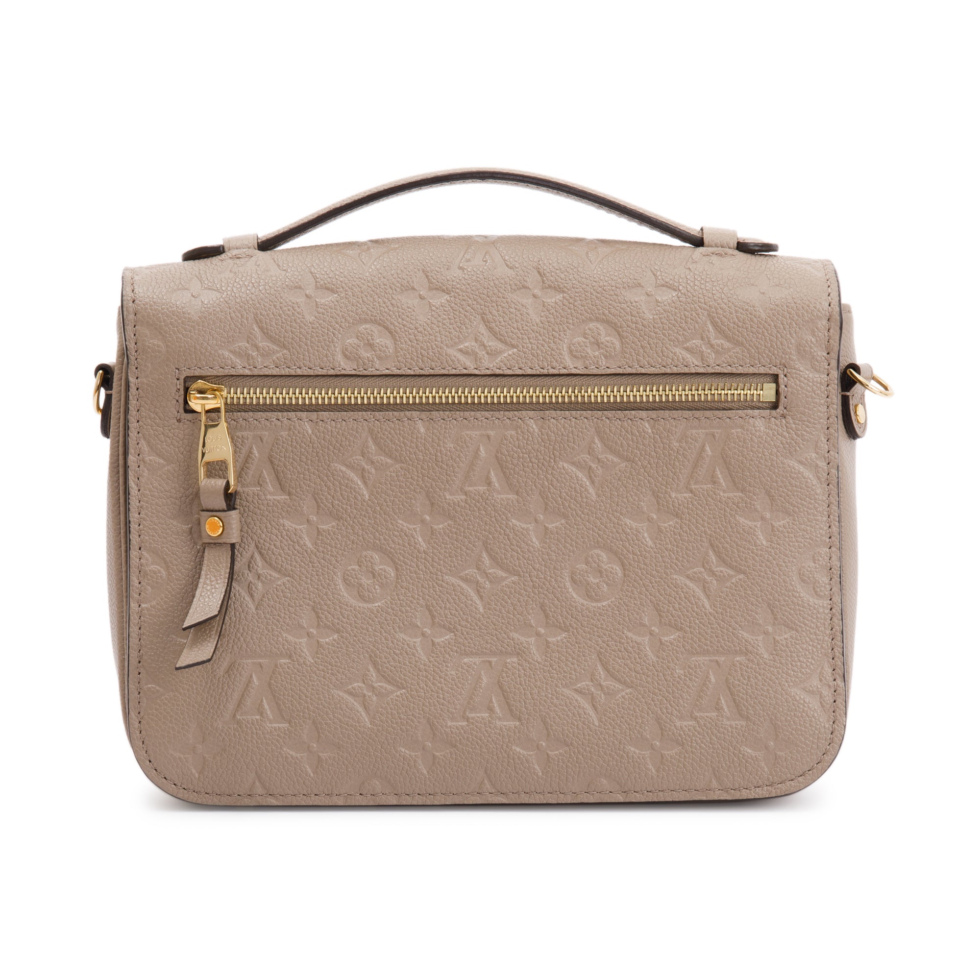 Louis Vuitton 2022 Turtledove Monogram Empreinte Pochette Metis w/ Box