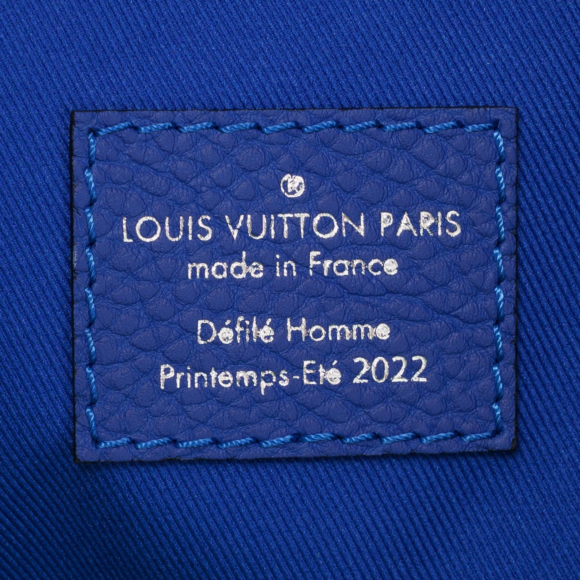 Louis Vuitton 2022 Virgil Abloh Monogram Taurillon Illusion Keepall Bandouliere 50 w/ Strap