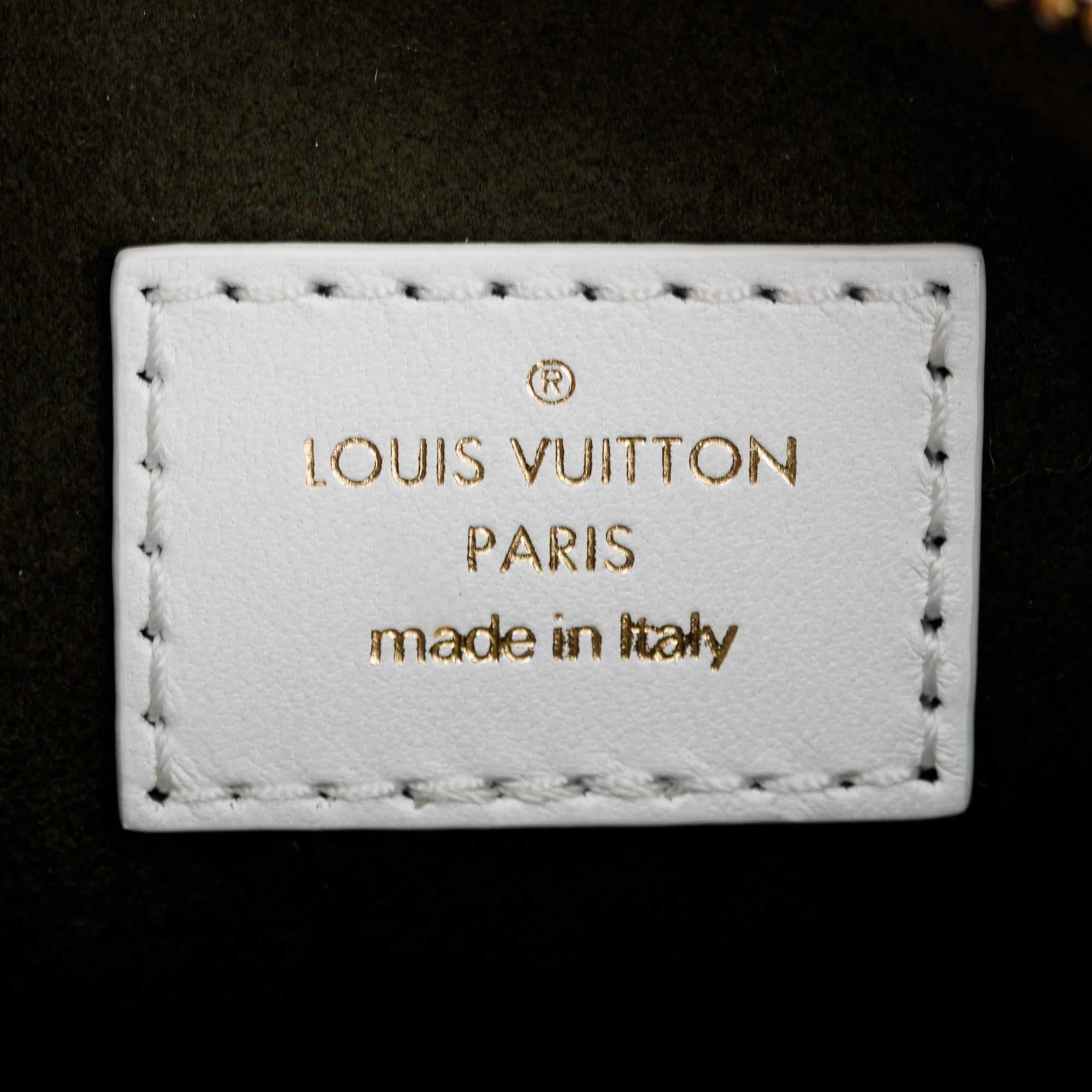 Louis Vuitton 2022 White Monogram Embossed Lambskin Leather Coussin BB