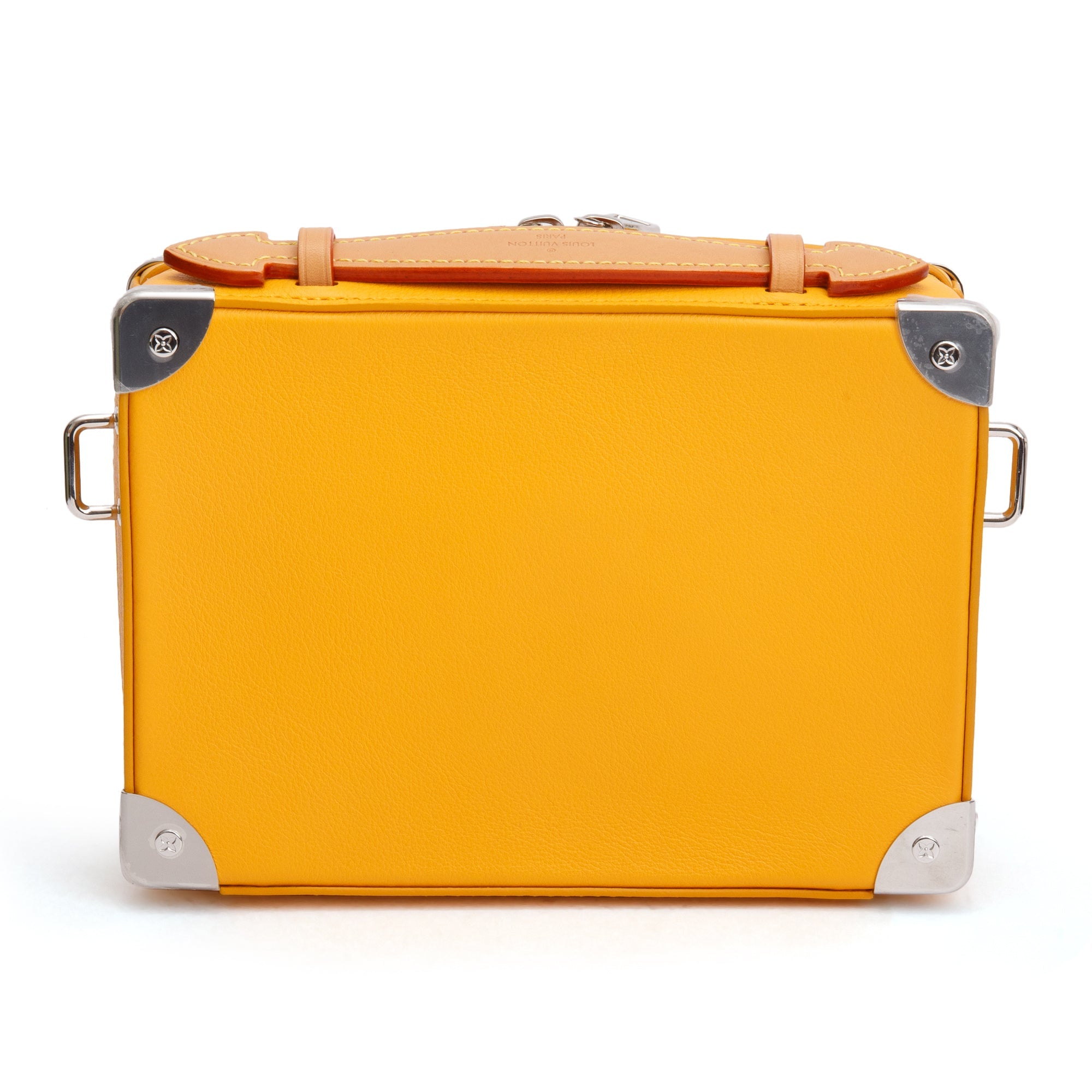 Louis Vuitton 2022 Yellow Leather Handle Soft Trunk Bag w/ Box